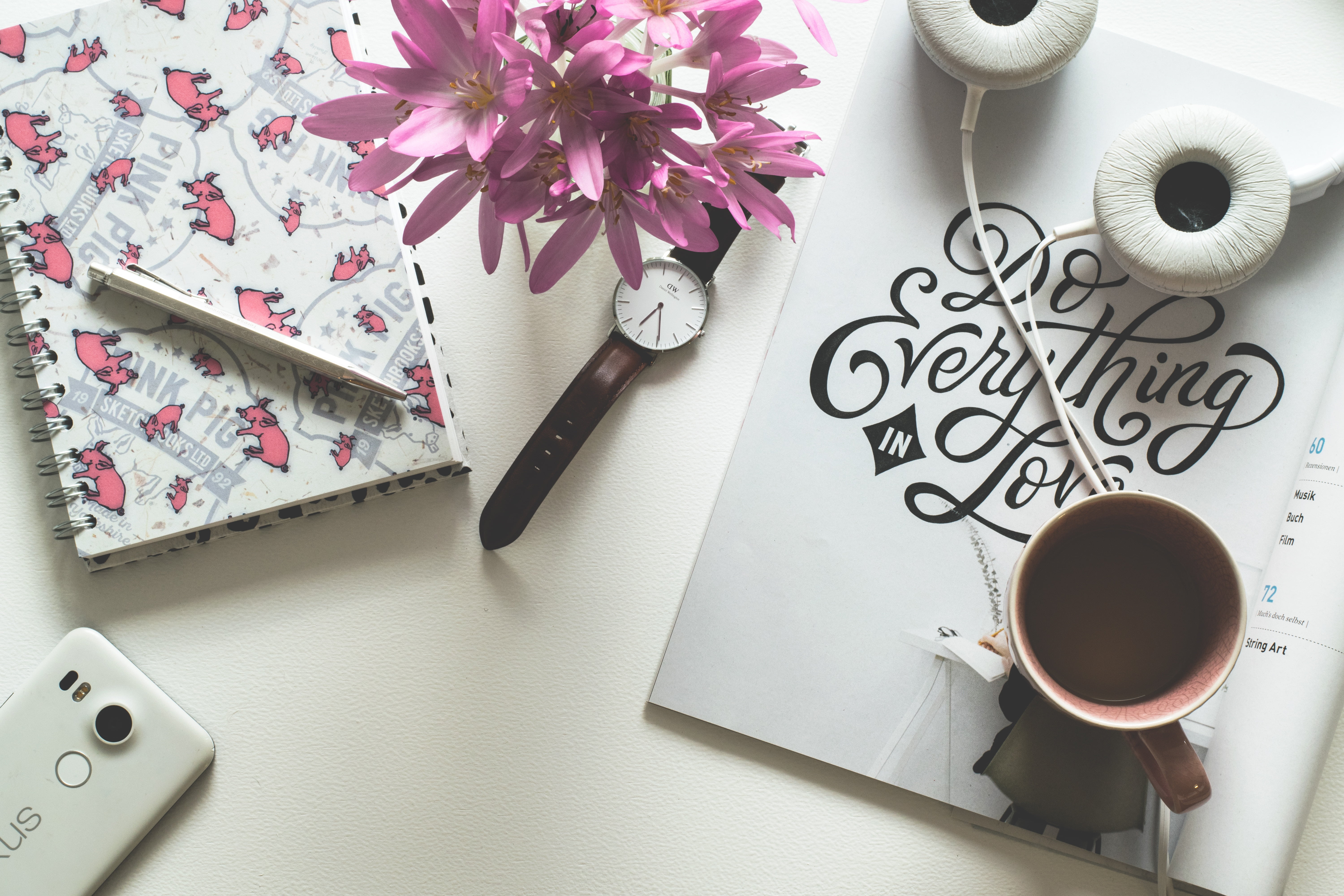 concepts, coffee cup, paper, refreshment, food and drink, computer, 5K, text, no People, backgrounds, still life, equipment, technology, lay, plant, creativity, HD Wallpaper