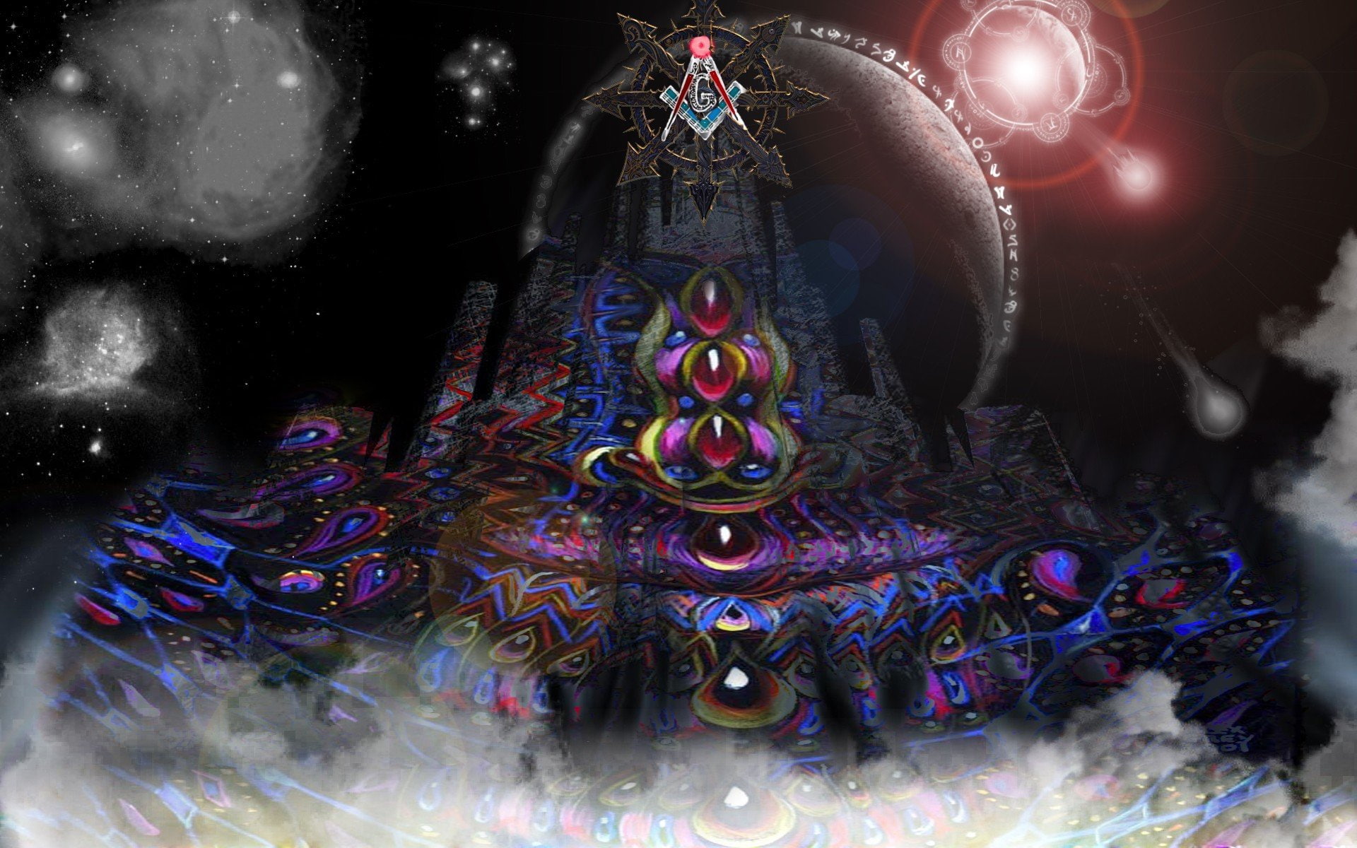 freemason, 1080P, pyramids, freedom, HD Wallpaper