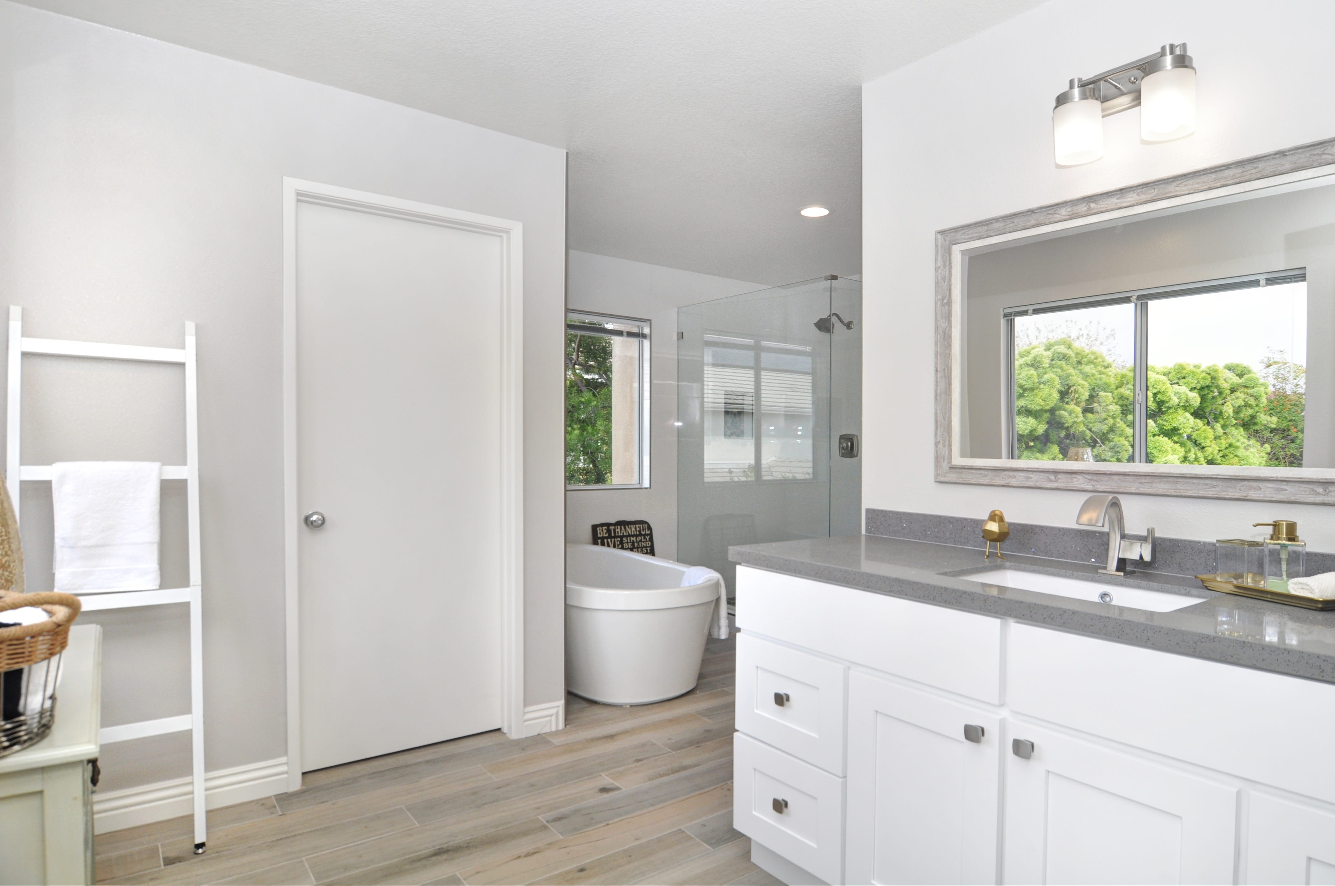 modern, domestic room, interior, design, furniture, sink, 4K, cabinet, luxury, bath, home, flooring, absence, white color, home showcase interior, kitchen, HD Wallpaper