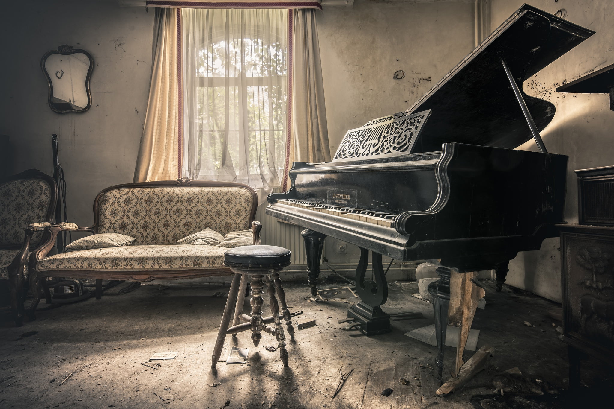 1080P, Private symphony, piano, music, HD Wallpaper