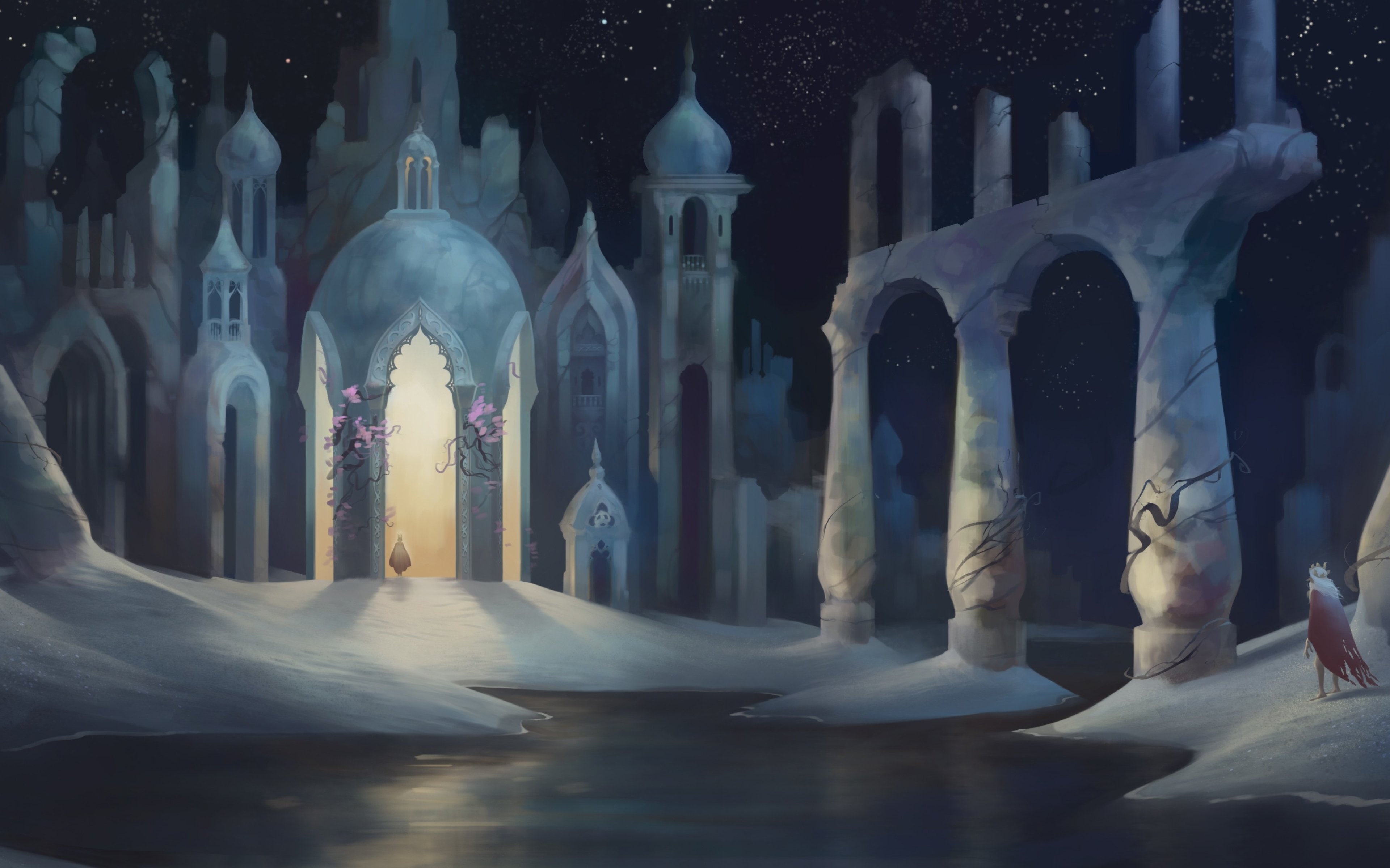 original, fantasy, 4K, 3840x2400 px, background, artwork, art, HD Wallpaper