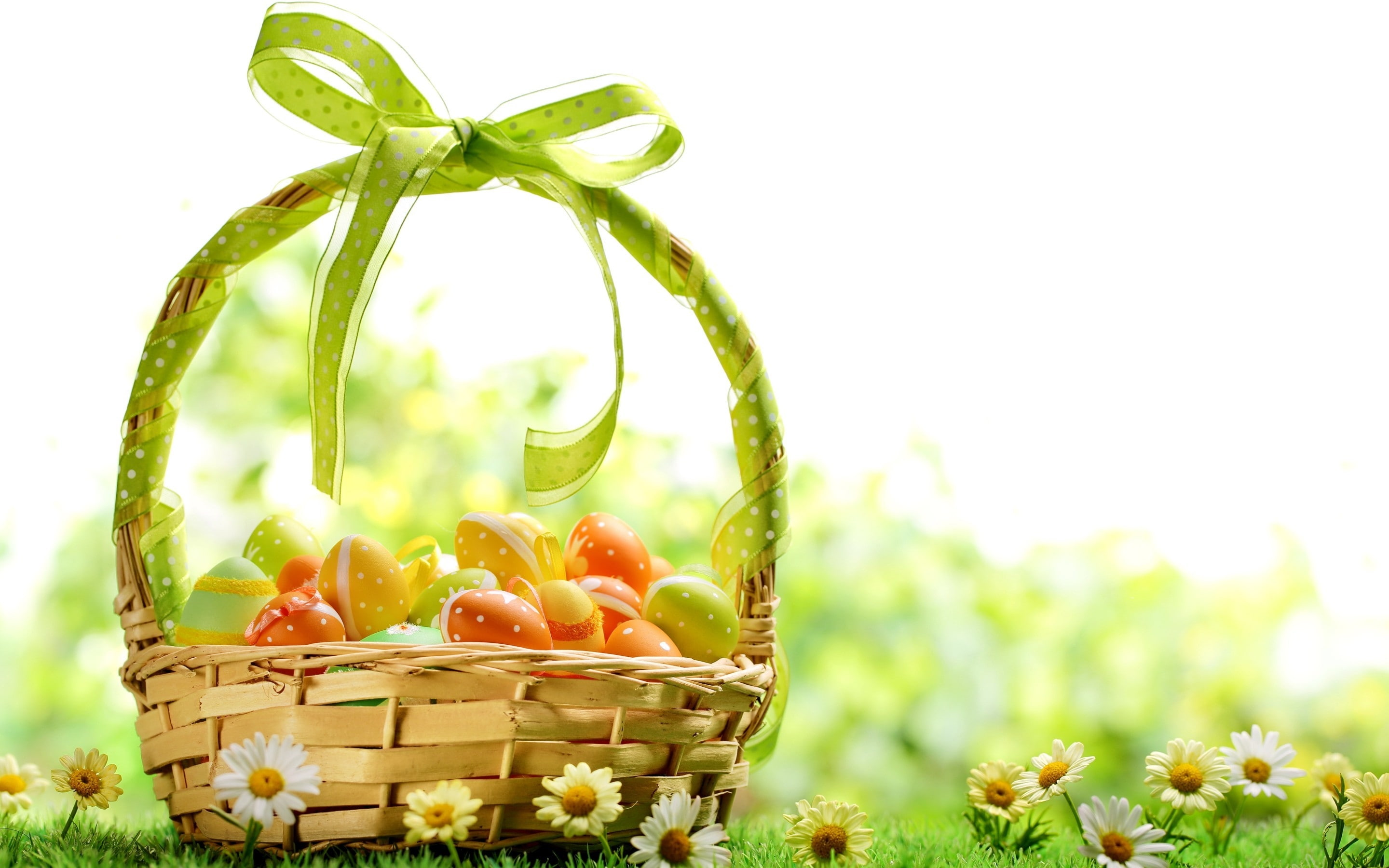 easter 2014, 2K, easter, easter eggs, idea, basket, 2014 easter eggs, easter basket, 2014 easter, HD Wallpaper