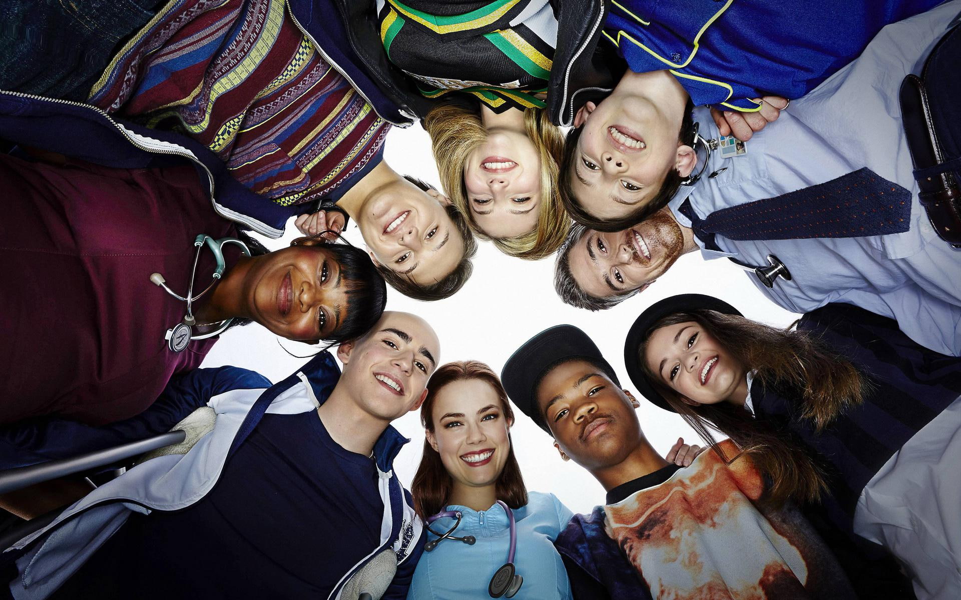 octavia spencer, griffin gluck, spencer, band, society, gluck, griffin, dave, enneybl, octavia, 1080P, red band society, dave enneybl, red, HD Wallpaper