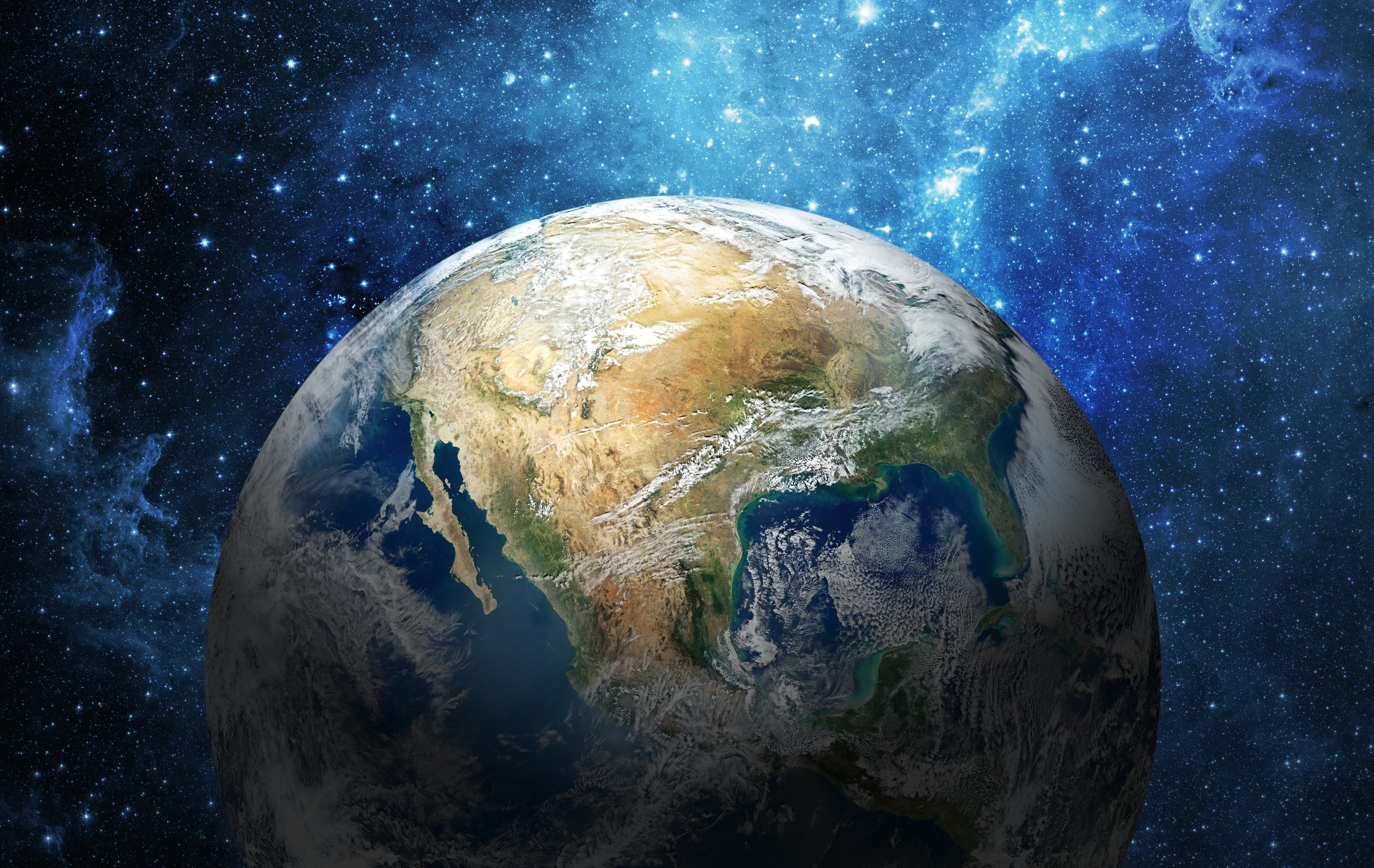 Universe, space, 2K, earth, stars, planets, sci fi, HD Wallpaper