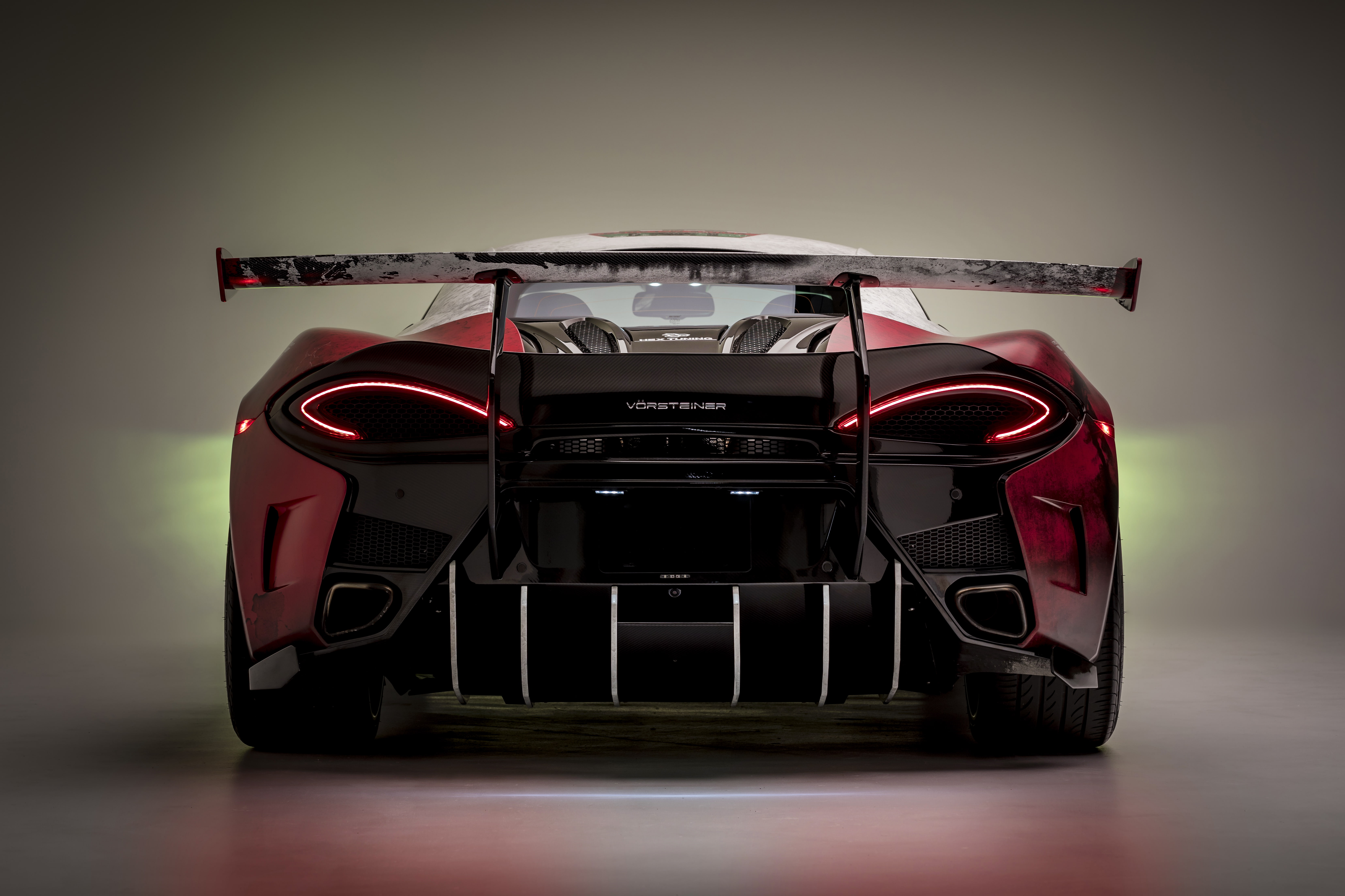 Rear diffuser, 5K, Custom, 5K, Rear spoiler, McLaren 570S, HD Wallpaper