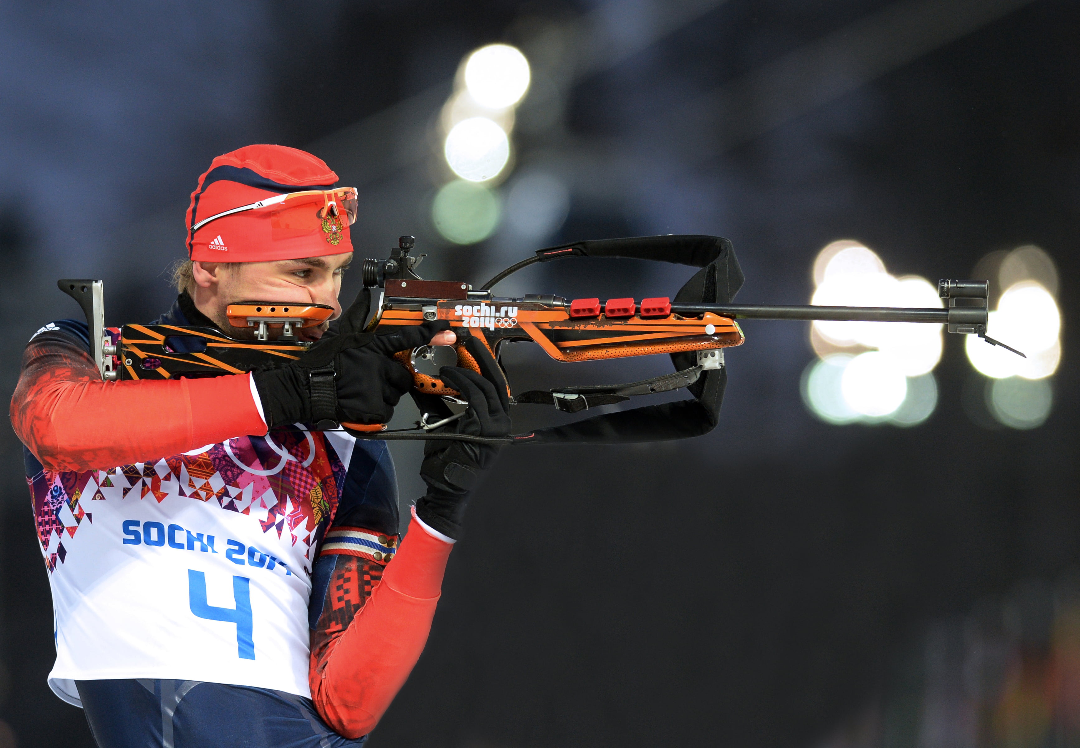 Anton Shipulin, Russia, biathlon, 2K, The XXII Winter Olympic Games, Sochi 2014, HD Wallpaper