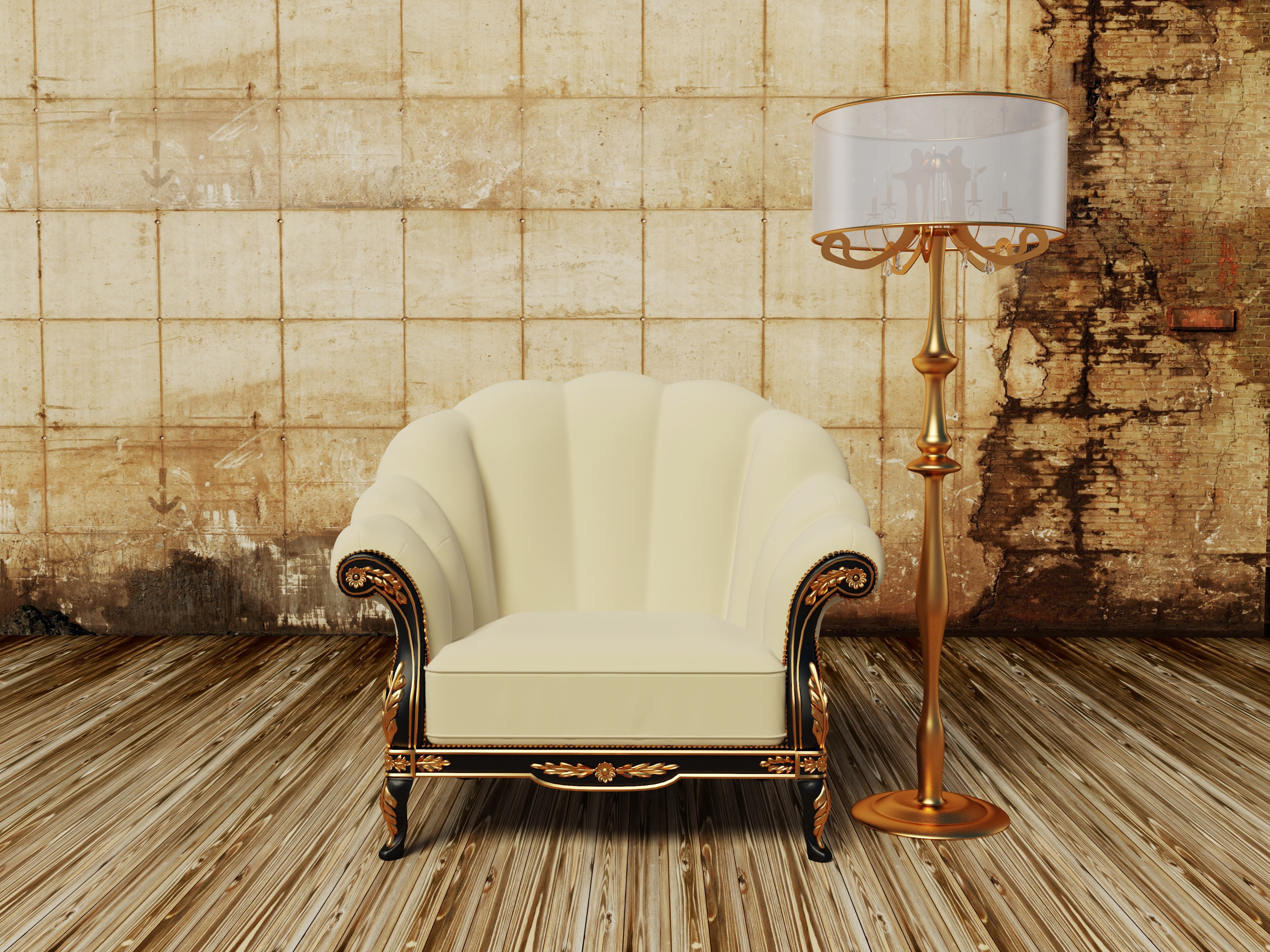 design, pedestal, leather, Armchair, 4K, HD Wallpaper