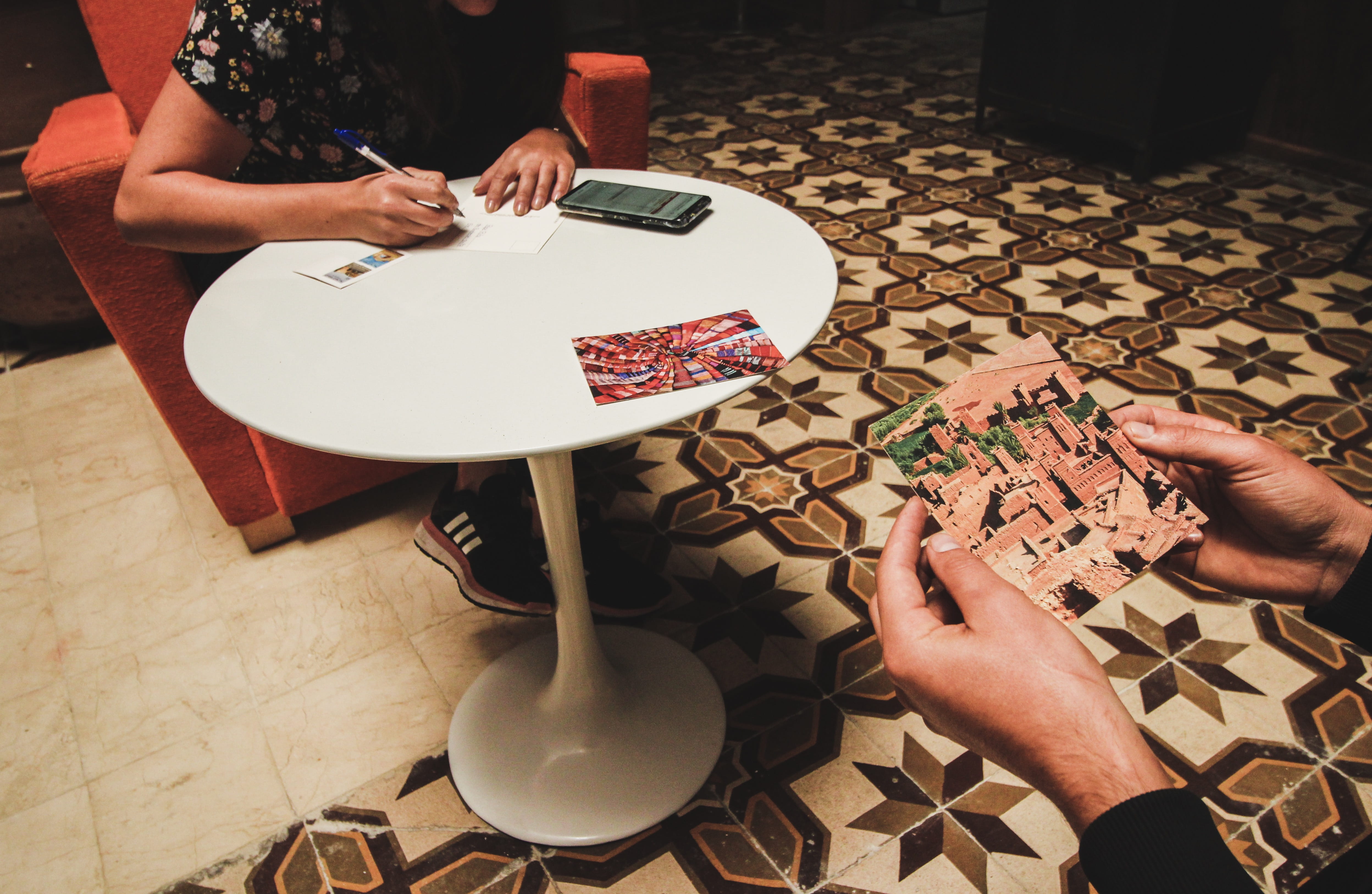 one person, white, flooring, human body part, luck, holding, leisure games, pattern, person, 4K, hand, arts culture and entertainment, table, indoors, HD Wallpaper