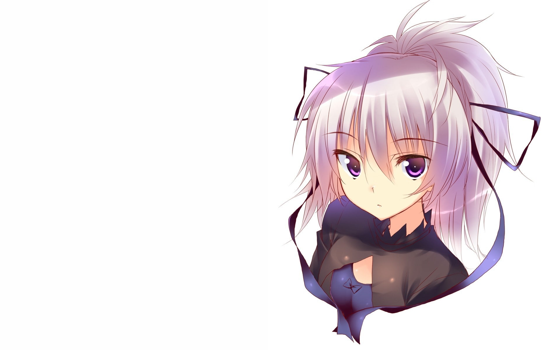 women, anime, toy, studio shot, indoors, white background, purple, representation, art and craft, copy space, human representation, people, mask - disguise, HD Wallpaper