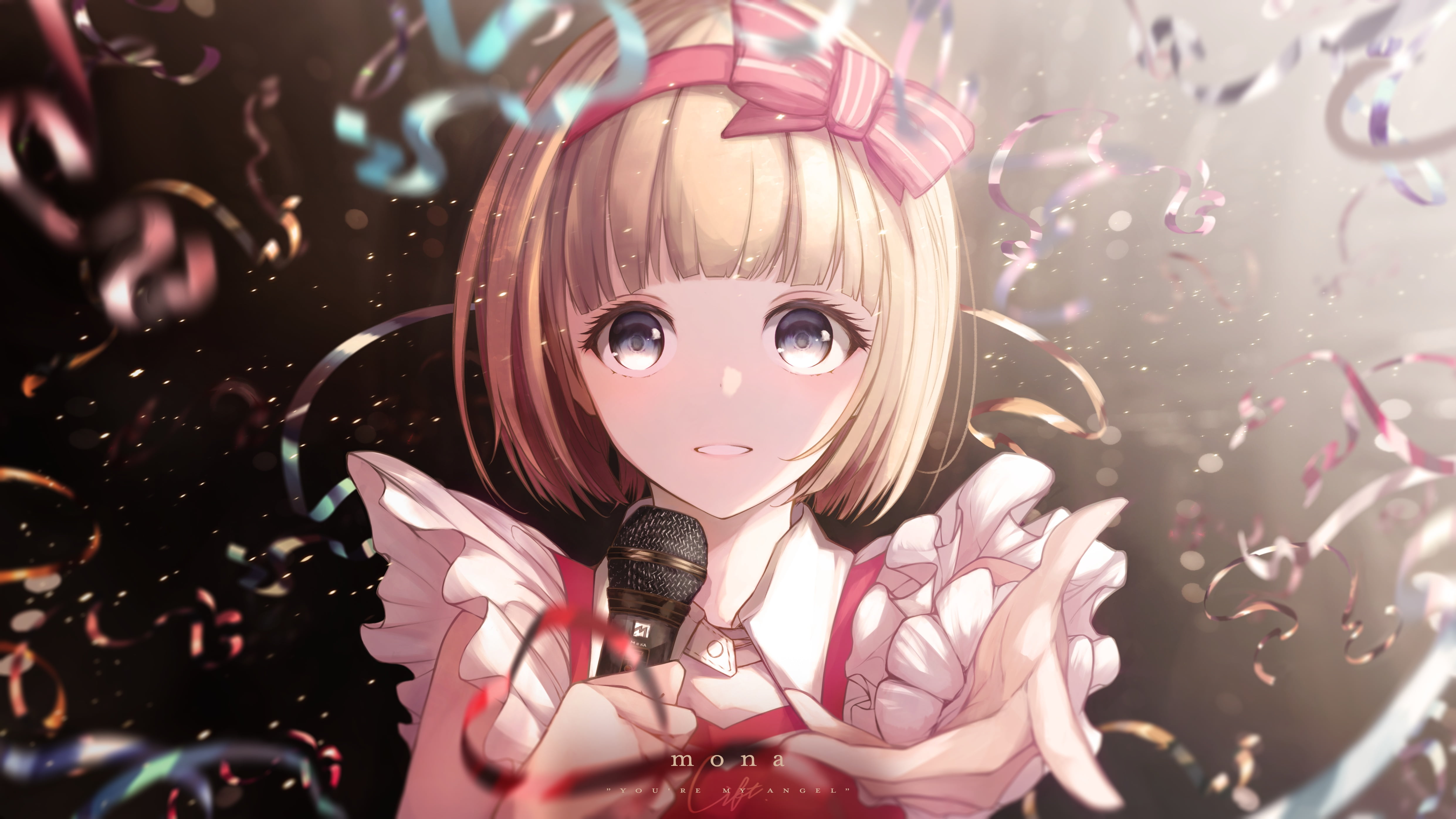 Vocaloid, Mona Narumi, Anime, 4K, HD Wallpaper