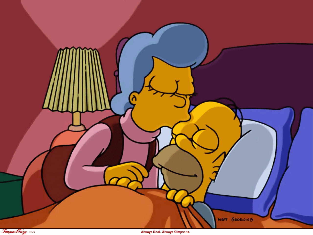 Homer Simpson, 720P, Mona Simpson, The Simpsons, HD Wallpaper