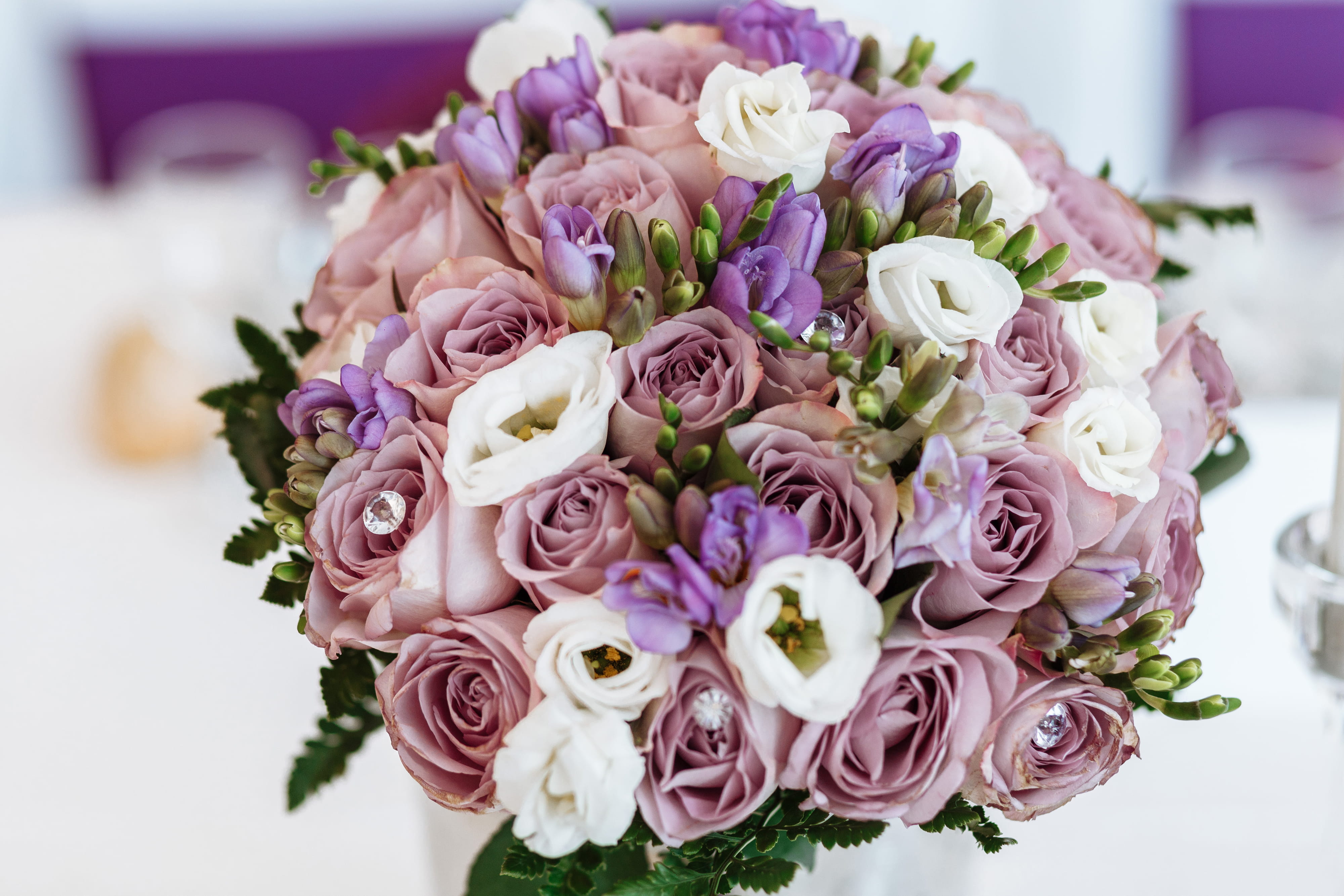 bunch of flowers, nature, wedding, flora, flower arrangement, pink, freshness, romance, pink color, no people, bouquet, rose - flower, roses, faux, close, HD Wallpaper