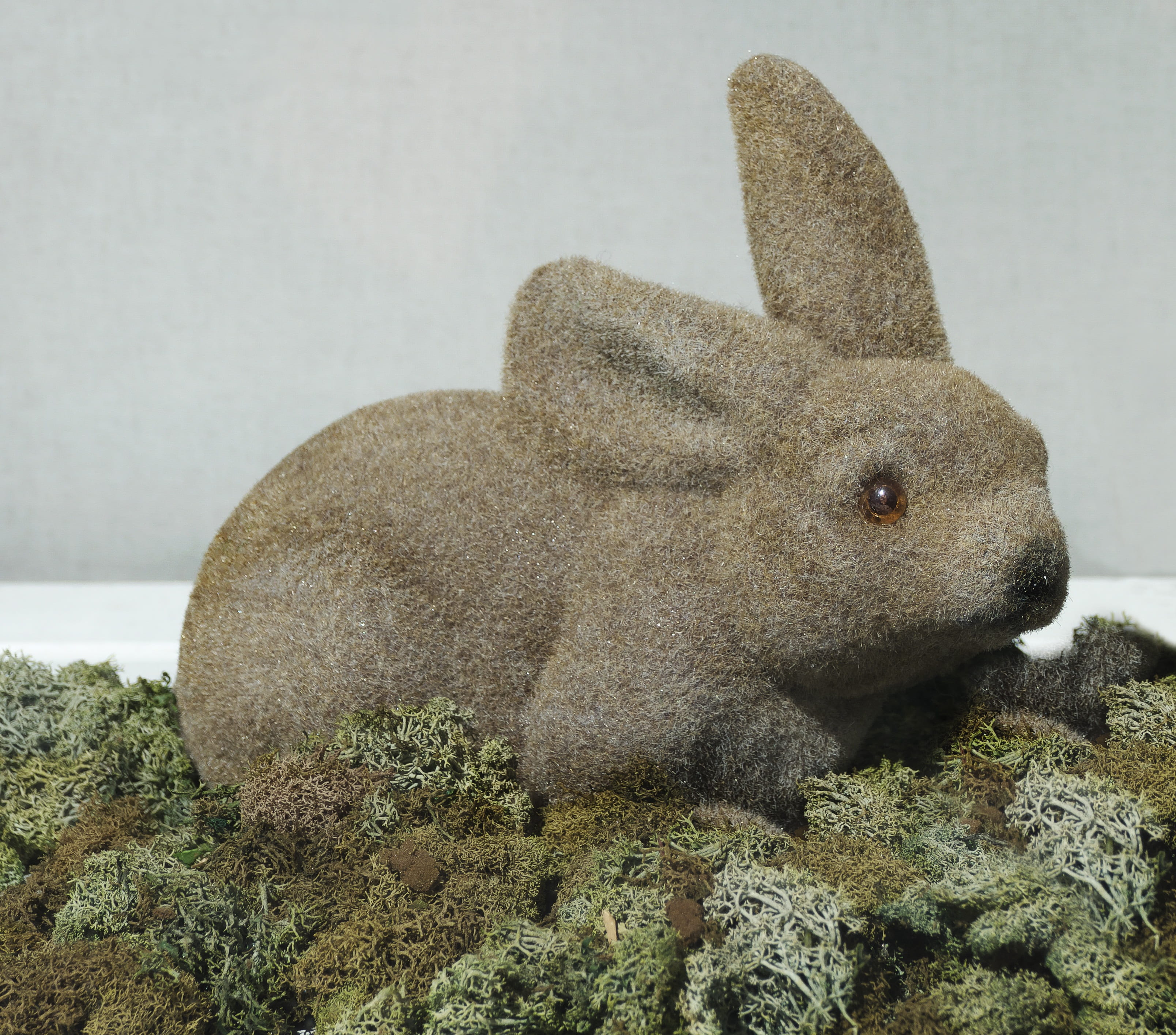 animal wildlife, deco, figure, mammal, stuffed toy, ornament, toy, close-up, hare, vertebrate, nature, rock, animal representation, day, rabbit ears, creativity, HD Wallpaper