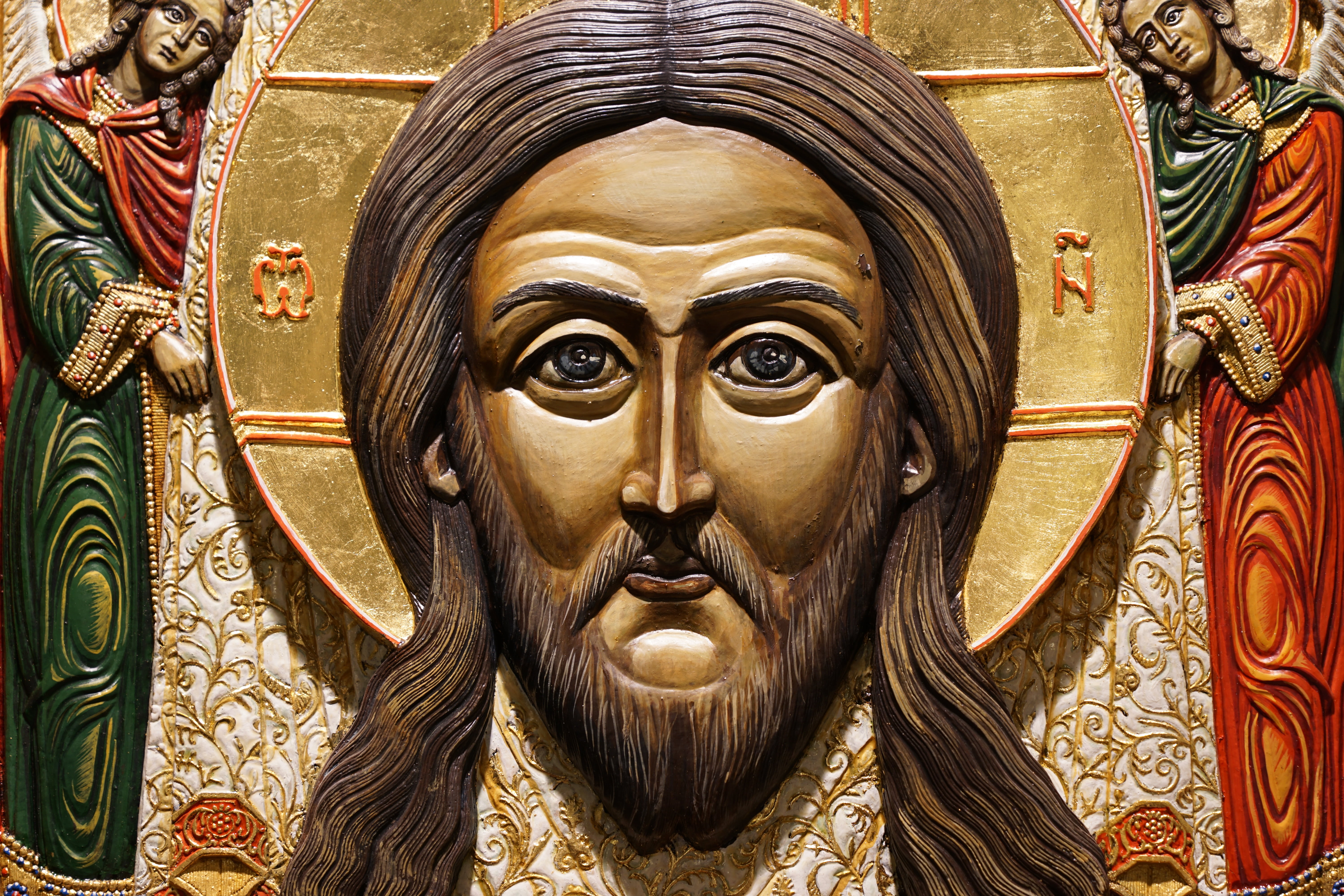 carving - craft product, focus, indoors, gold colored, human representation, 5K, the museum of icons, no people, art and craft, religion, nev, craft, selective, HD Wallpaper
