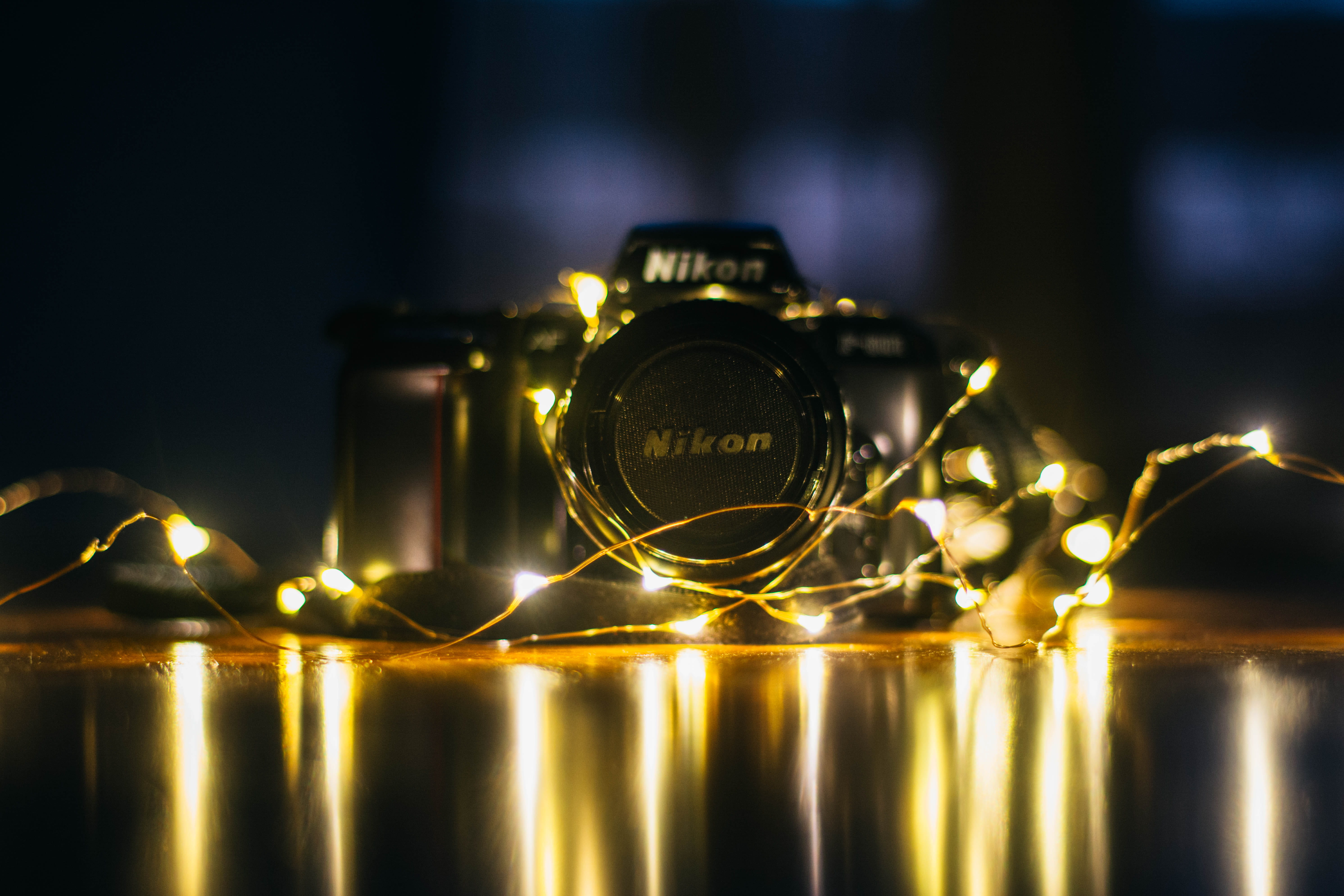 lights, gold colored, home, arts culture and entertainment, canon, pictures, text, vintage, studio shot, drinking glass, close-up, blue, glass, glass - material, HD Wallpaper
