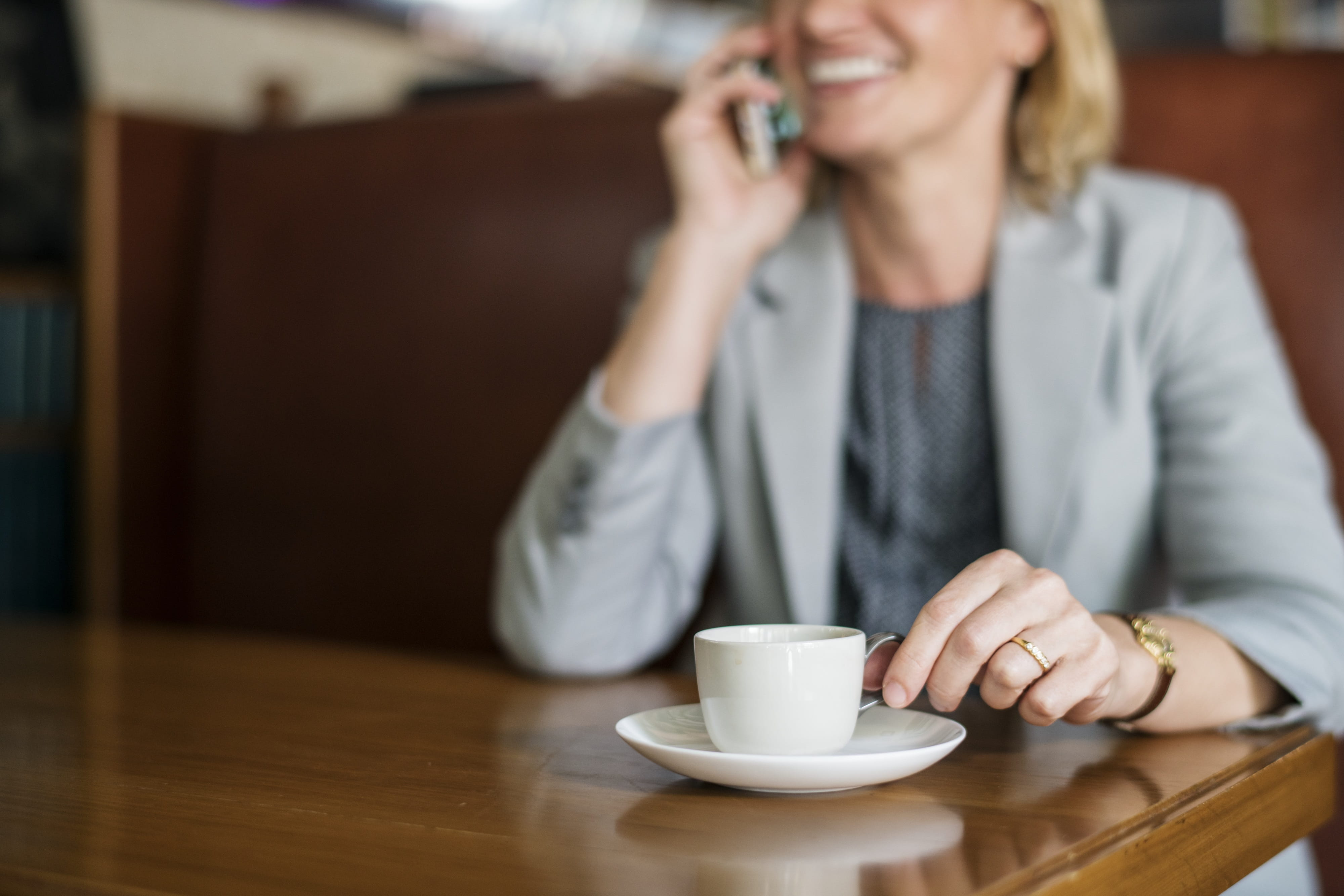 cafe, european, coffee shop, caucasian, one person, calling, ceo, crockery, holding, beverage, adult, call, drink, table, coffee - drink, communication, HD Wallpaper