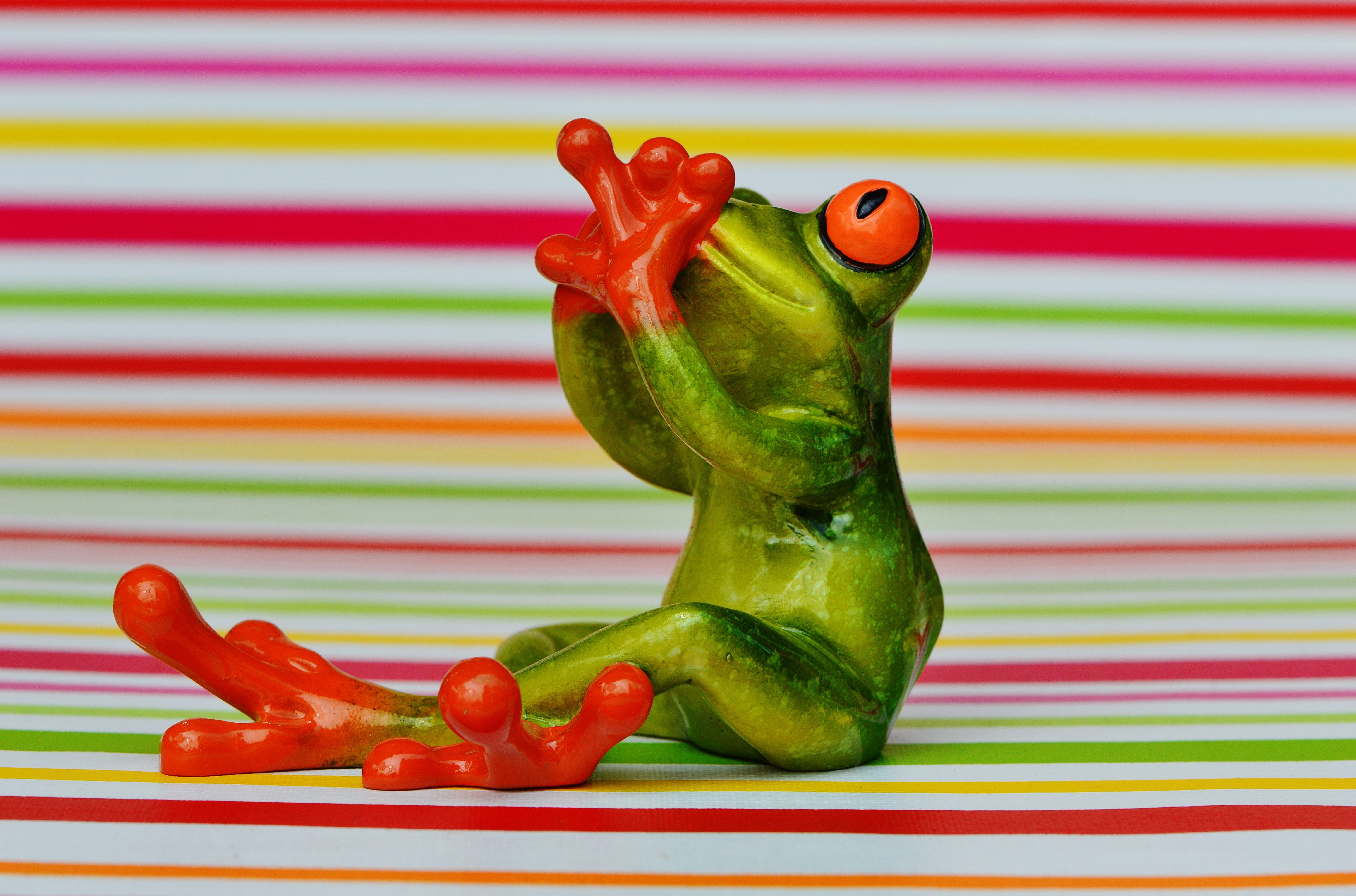 art and craft, vegetable, multi colored, frogs, red, freshness, animal representation, figure, still life, food, close-up, scared, indoors, animal, frog, HD Wallpaper