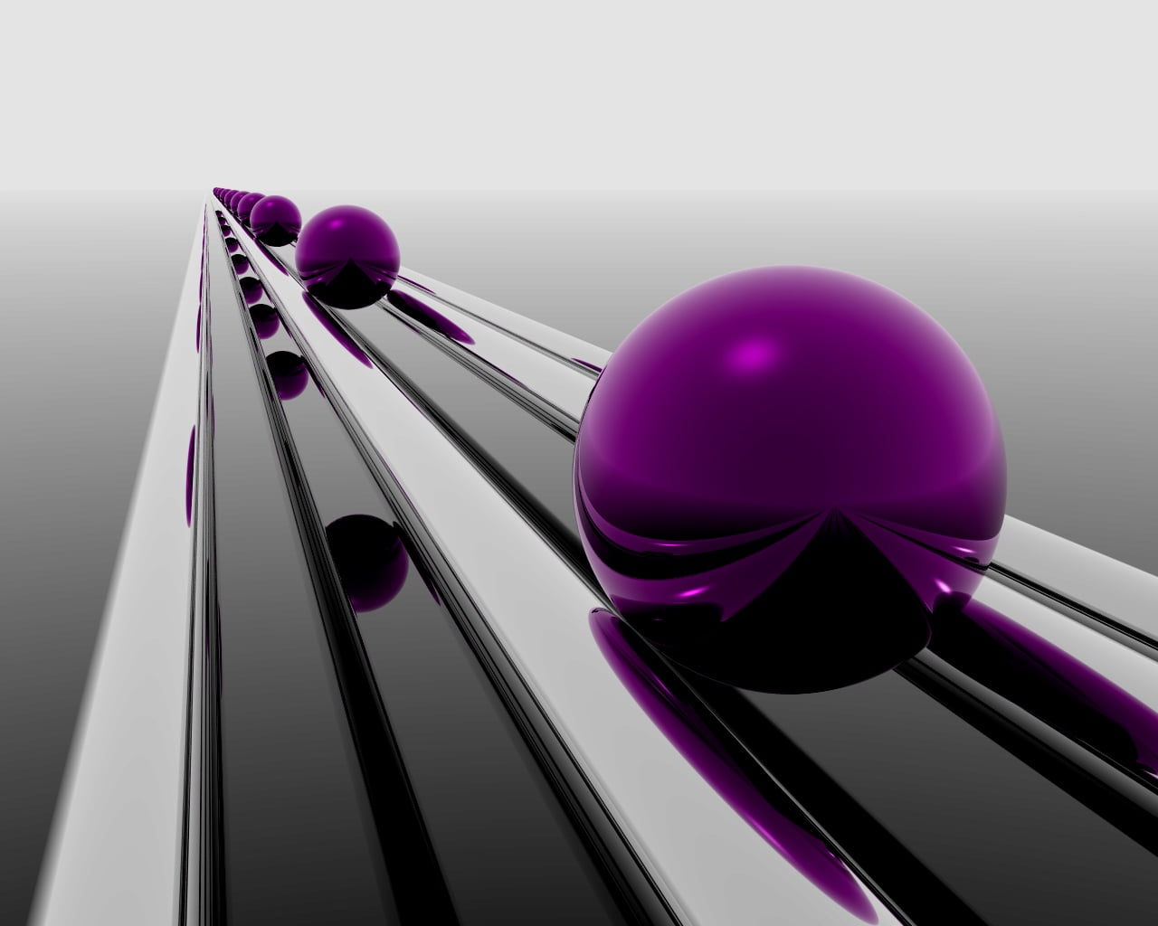 nature, 720P, pink color, purple, technology, no people, reflection, shiny, black Color, ball, white background, close-up, still life, balls, red, competition, HD Wallpaper