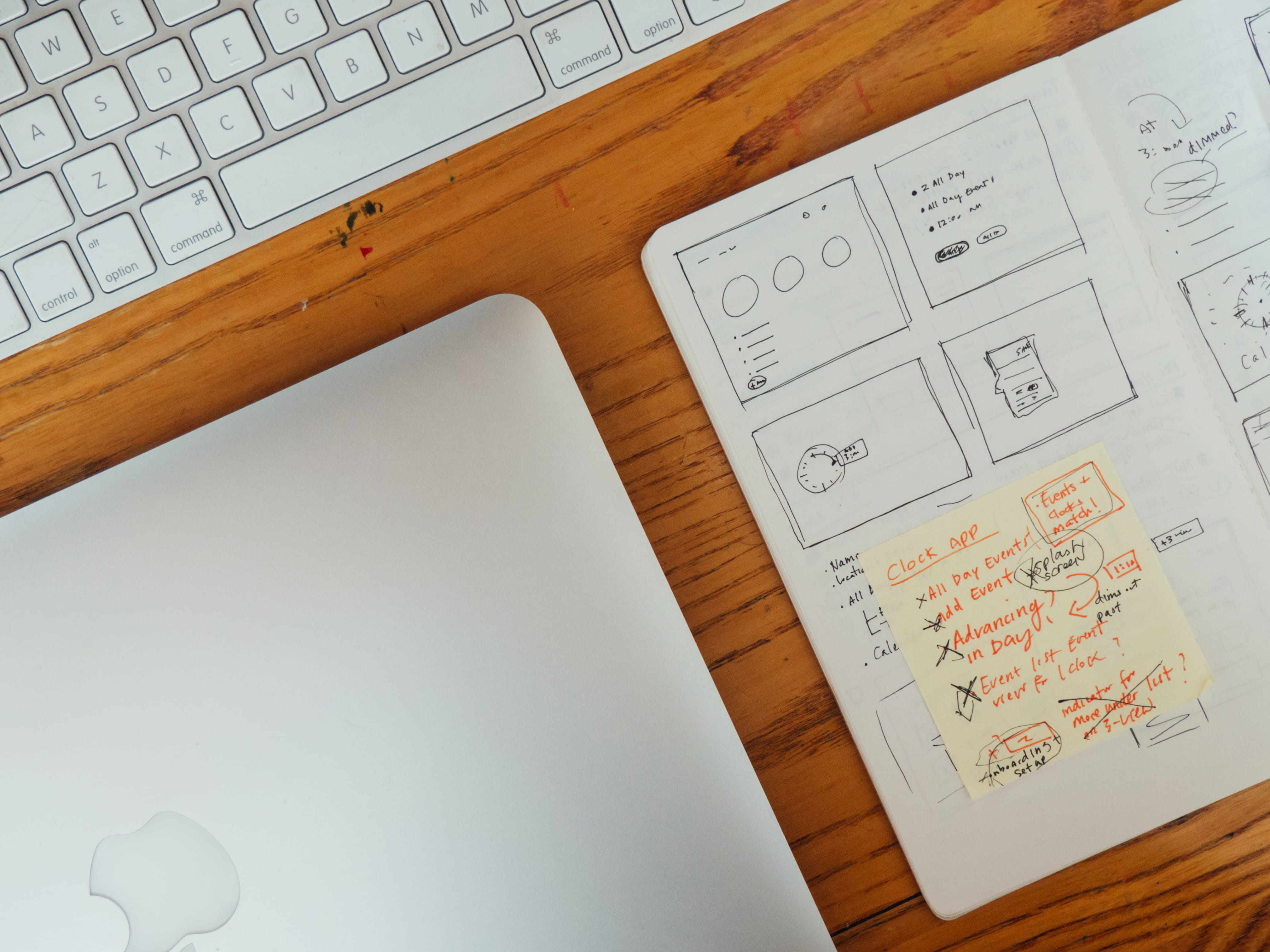 Office, close-up, wood - Material, pC, Sketchbook, computer Keyboard, Technology, high angle view, Objects, Workspace, table, wireless technology, old-fashioned, HD Wallpaper