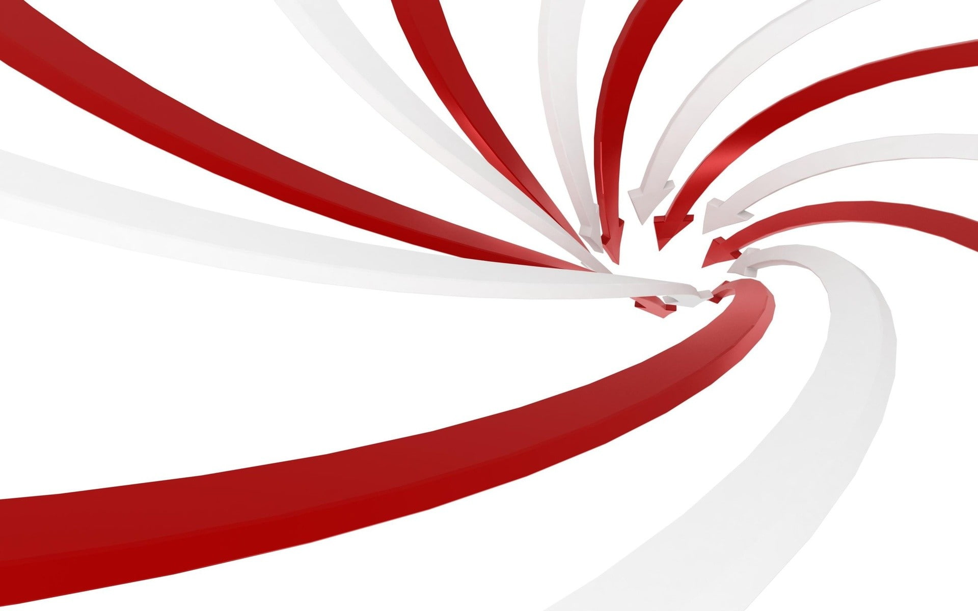 white color, studio shot, connection, close-up, indoors, pattern, 1080P, success, ribbon, cut out, circle, striped, ribbon - sewing item, red, curve, design, HD Wallpaper