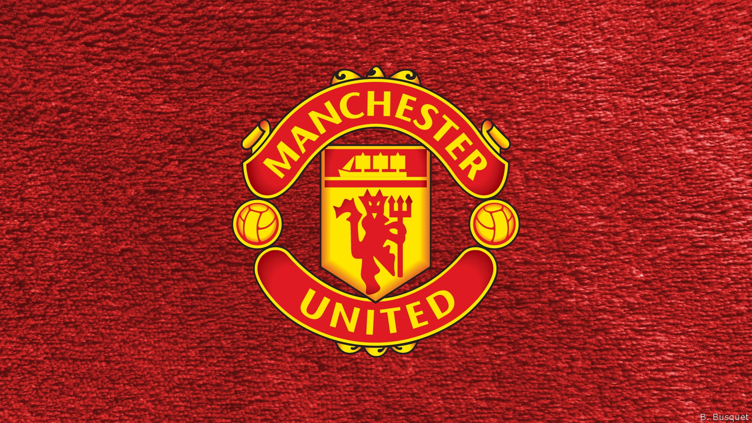 Emblem, Manchester United F.C., 2K, Soccer, Logo, HD Wallpaper