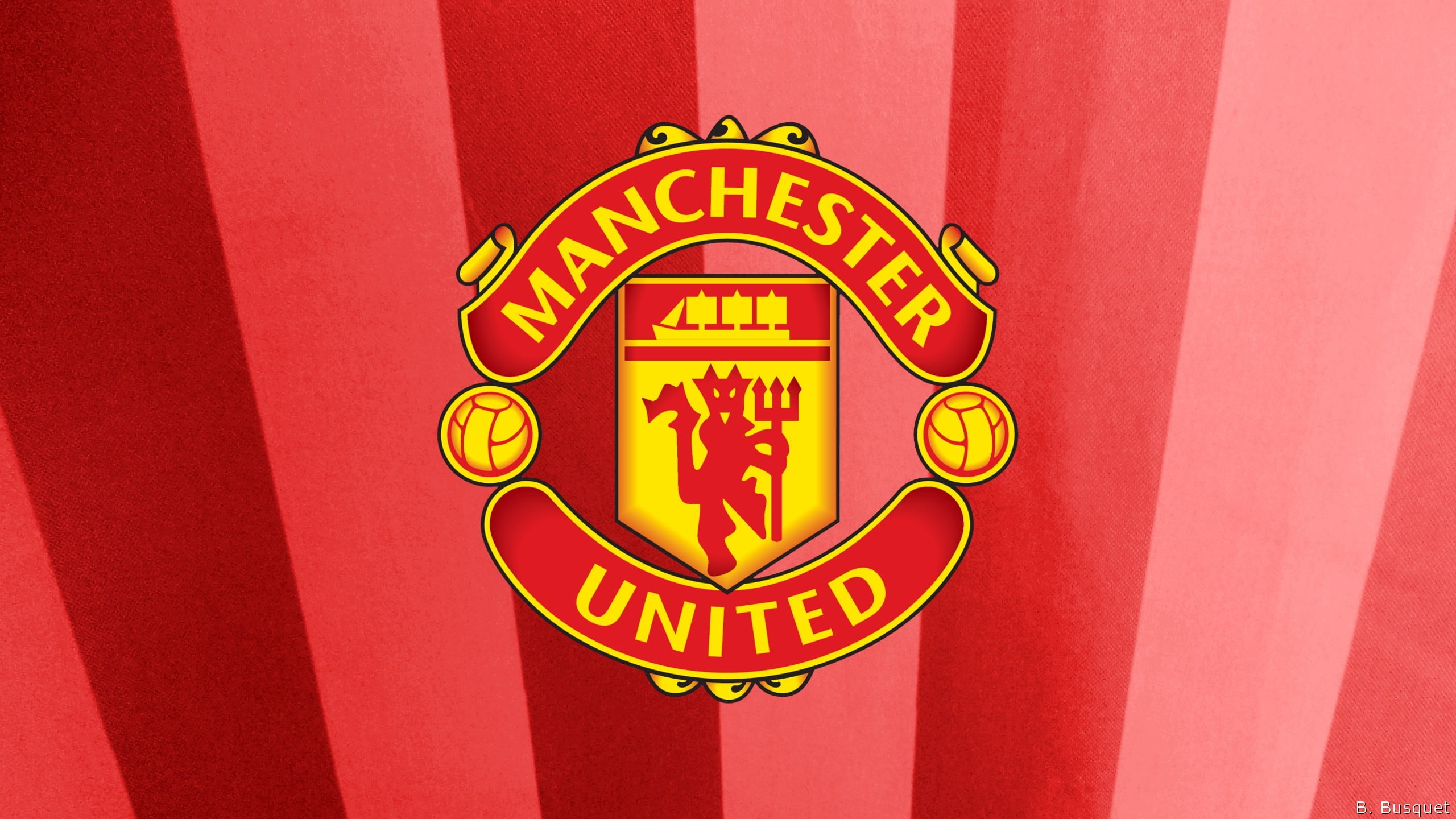Emblem, Manchester United F.C., Soccer, Logo, 2K, HD Wallpaper