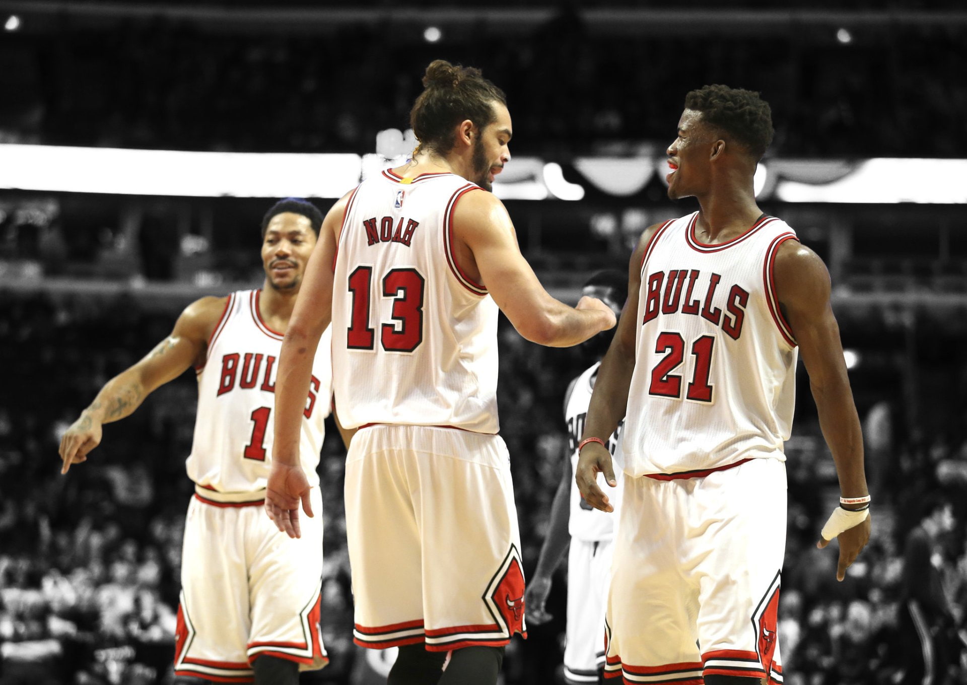 Joakim Noah, Chicago Bulls, NBA, Derrick Rose, Basketball, Jimmy Butler, 1080P, HD Wallpaper
