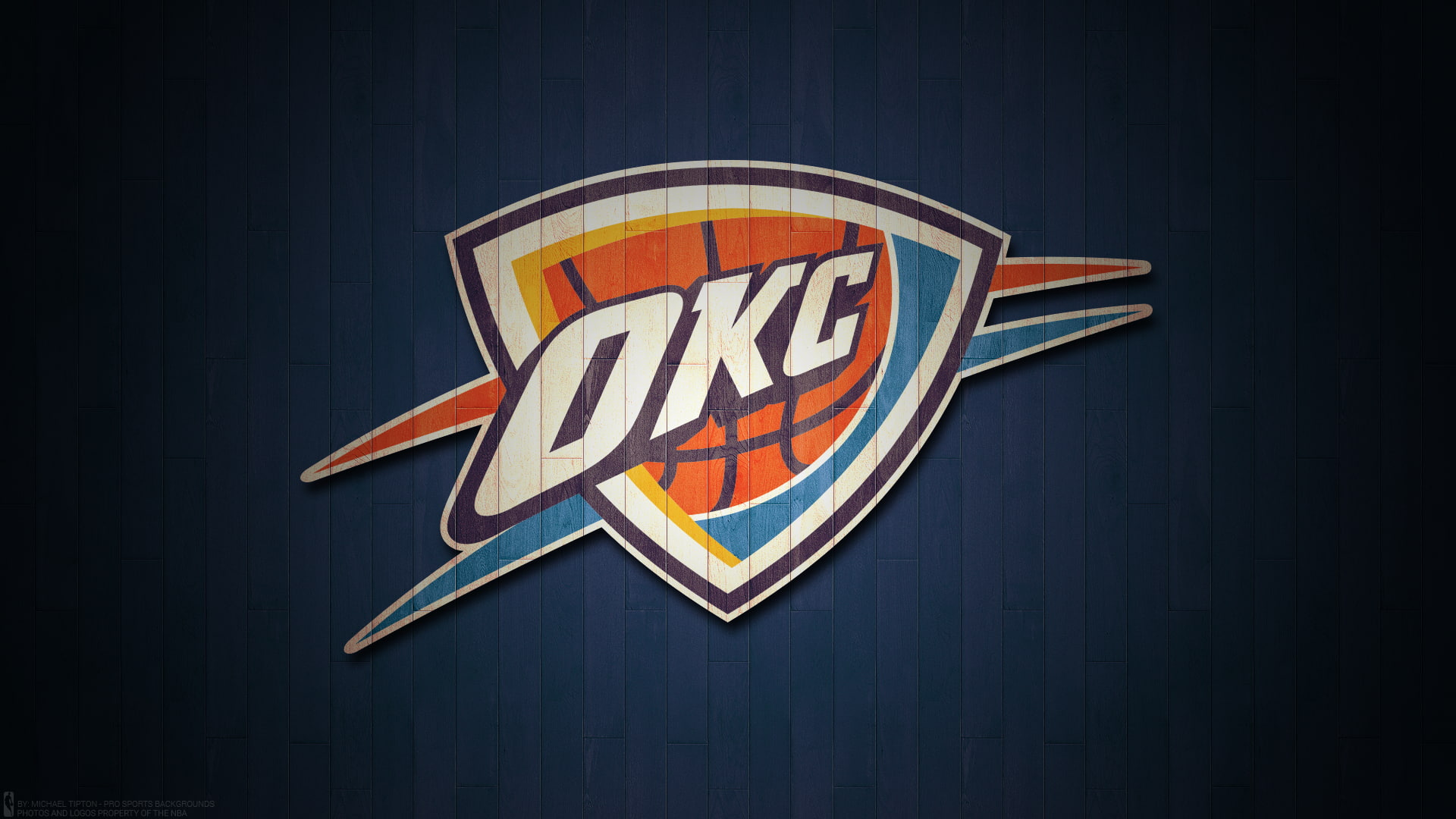 1080P, Logo, NBA, Oklahoma City Thunder, Basketball, Sports, HD Wallpaper