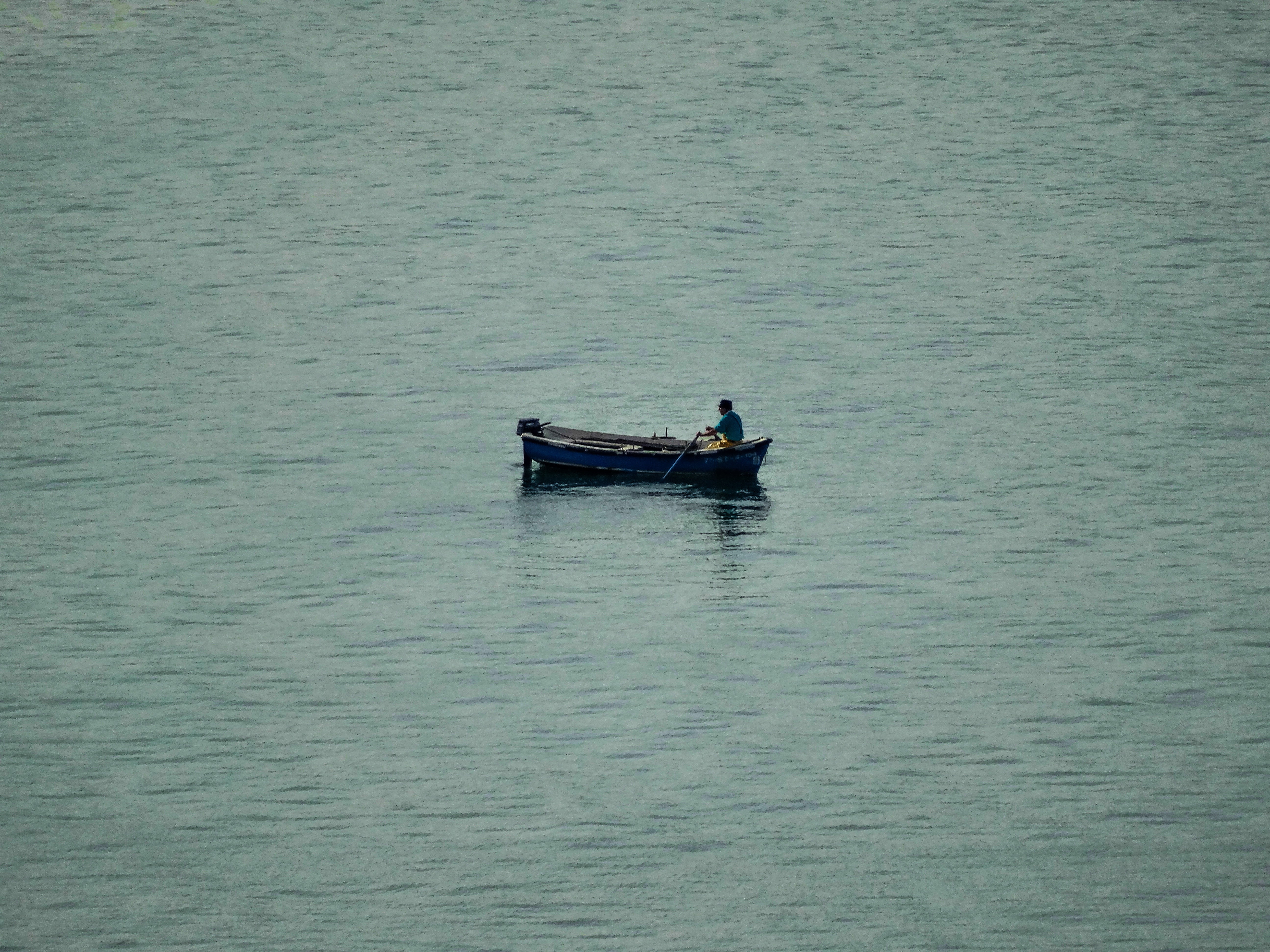nature, real people, retirement, landscape, rowboat, nautical vessel, man, solo, 5K, soledad, fishing, waterfront, adventure, outdoors, travel, thoughtful, HD Wallpaper