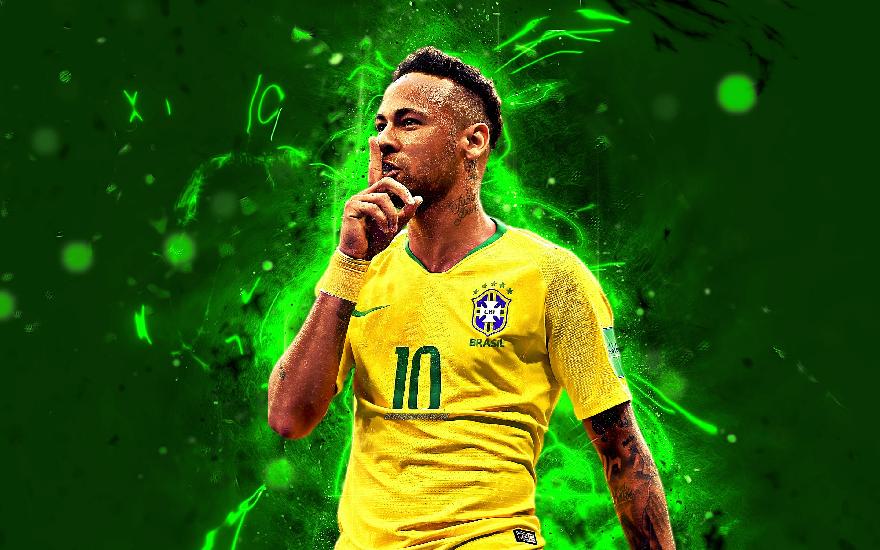 2K, Brazilian, Neymar, Soccer, HD Wallpaper
