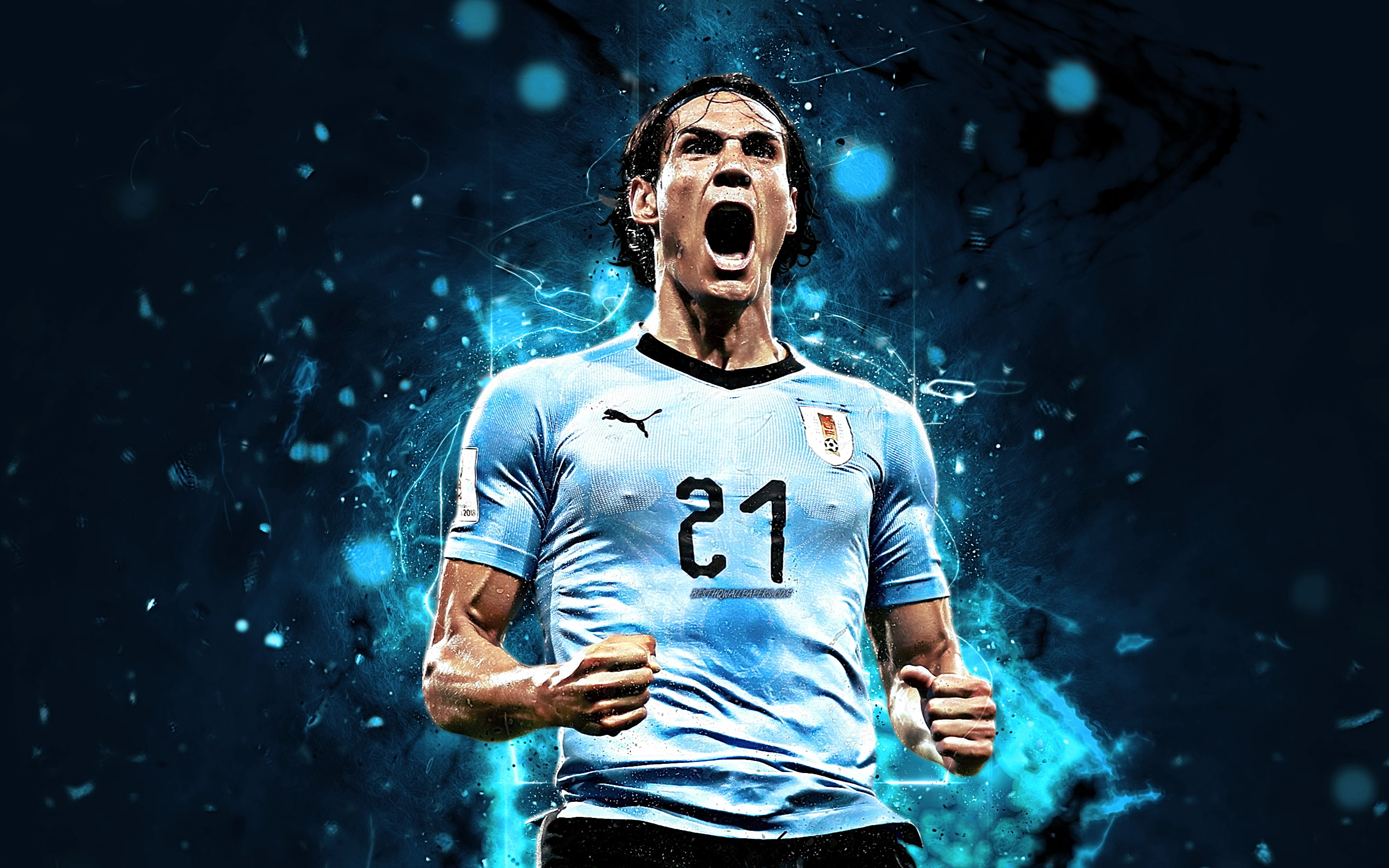 Sports, Footballer, 2K, Edinson Cavani, Uruguayan, Soccer, HD Wallpaper