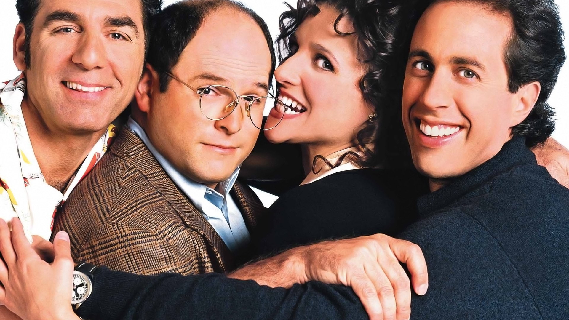 Jerry Seinfeld, 1080P, Michael Richards, TV Show, Seinfeld, Julia Louis-Dreyfus, Jason Alexander, HD Wallpaper