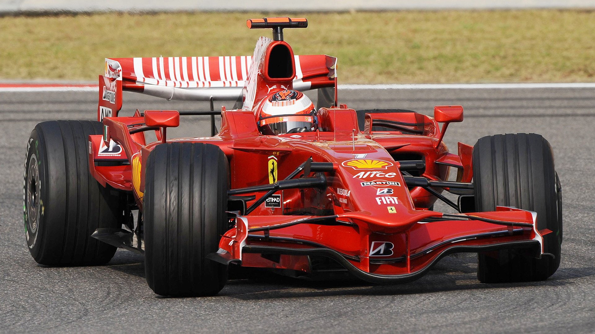 Ferrari, Red Car, Race Car, Formula 1, Ferrari F2008, 1080P, Car, HD Wallpaper