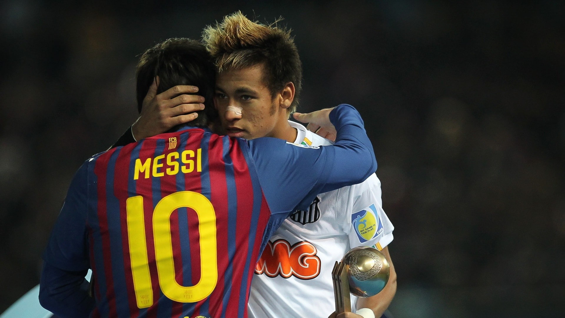 football, Barcelona, Neymar Messi, soccer, 1920x1080, sports, 1080P, HD Wallpaper