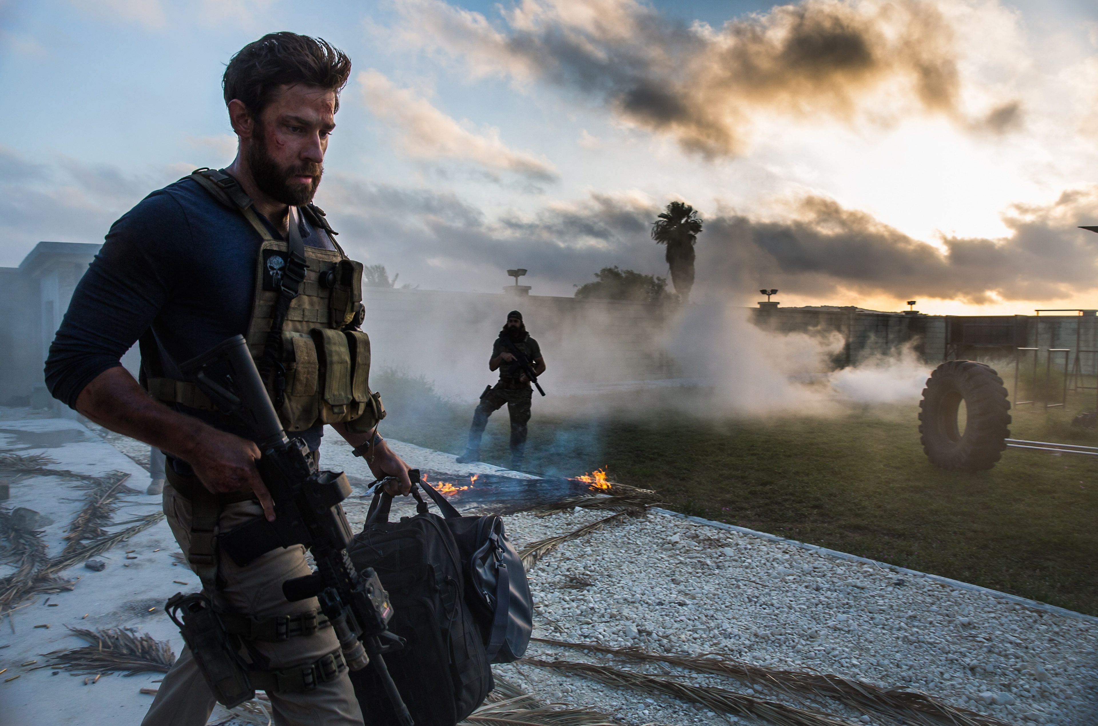 water, young men, real people, 13 hours the secret soldiers of benghazi 4k background download, fire - natural phenomenon, men, day, fire, 4K, one person, HD Wallpaper