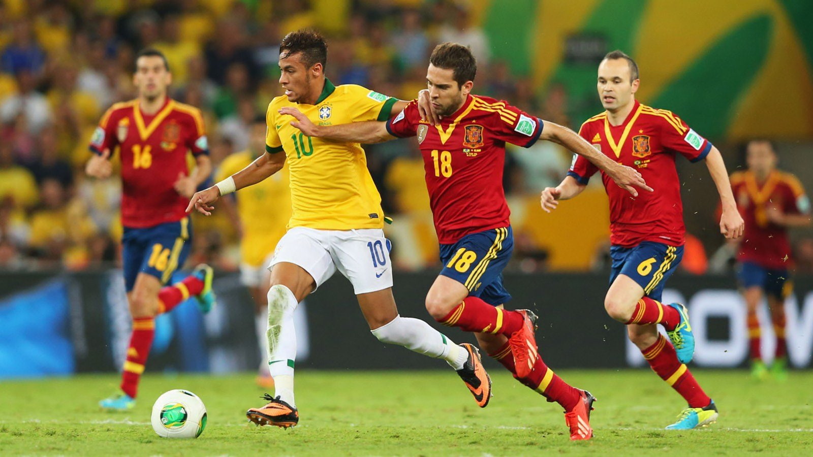 football, neymar, brazil, spain, 720P, sport, soccer, HD Wallpaper