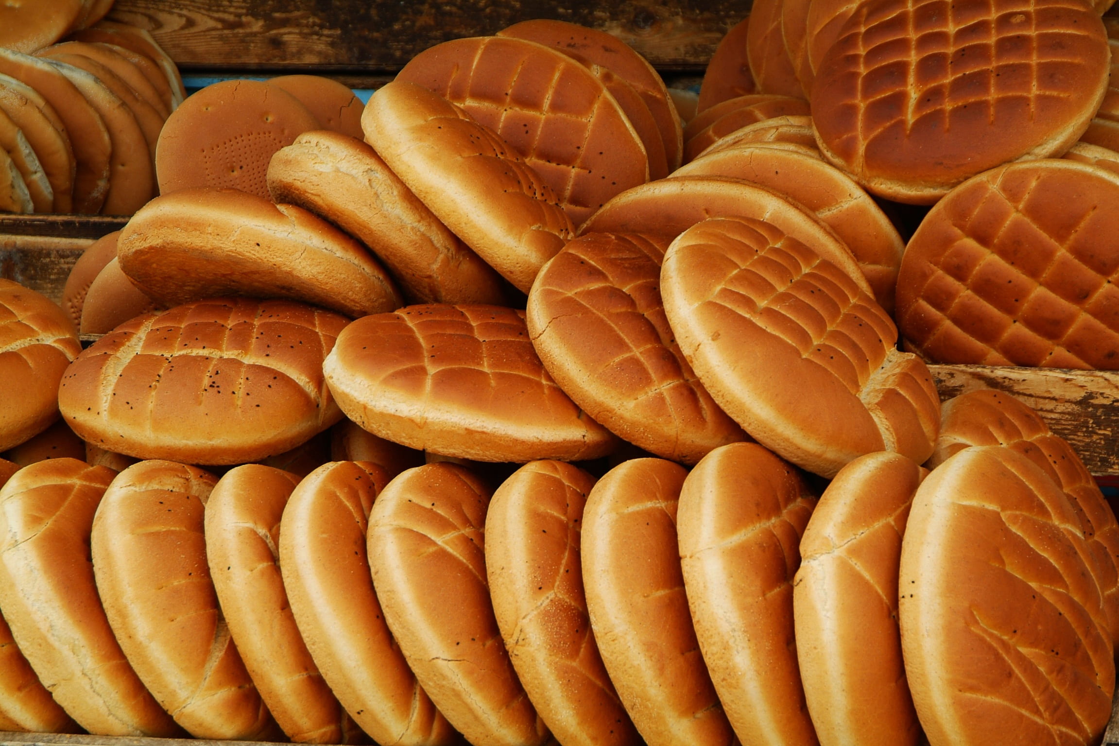 full frame, still life, buns, retail display, wellbeing, raw food, arabic bread, food and drink, freshness, bread, orange color, tunisia, food, carrot, HD Wallpaper
