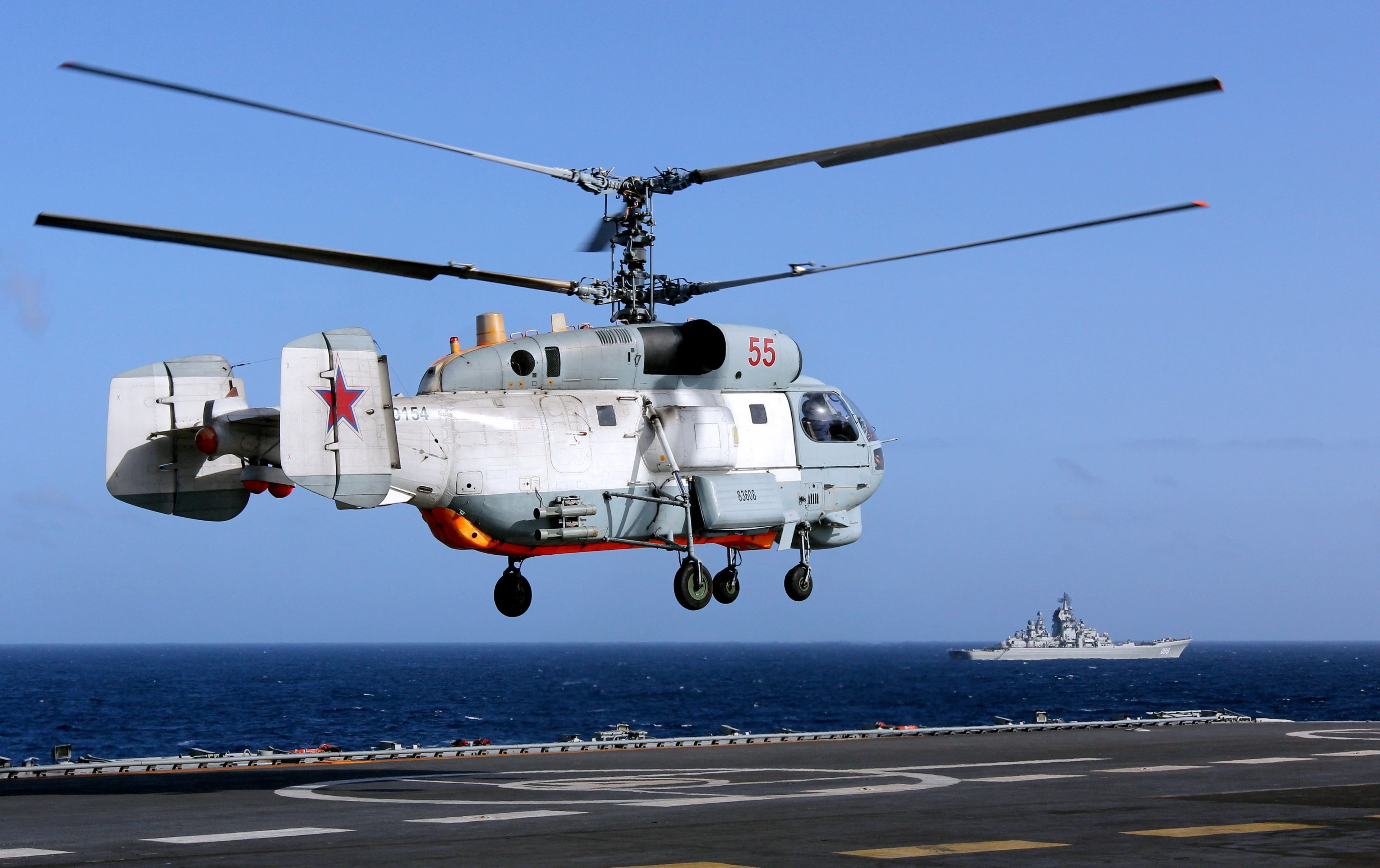 aggression, water, mode of transportation, day, military, nature, 4K, mid-air, sky, kamov ka 27 4k hd image, motion, helicopter, transportation, HD Wallpaper