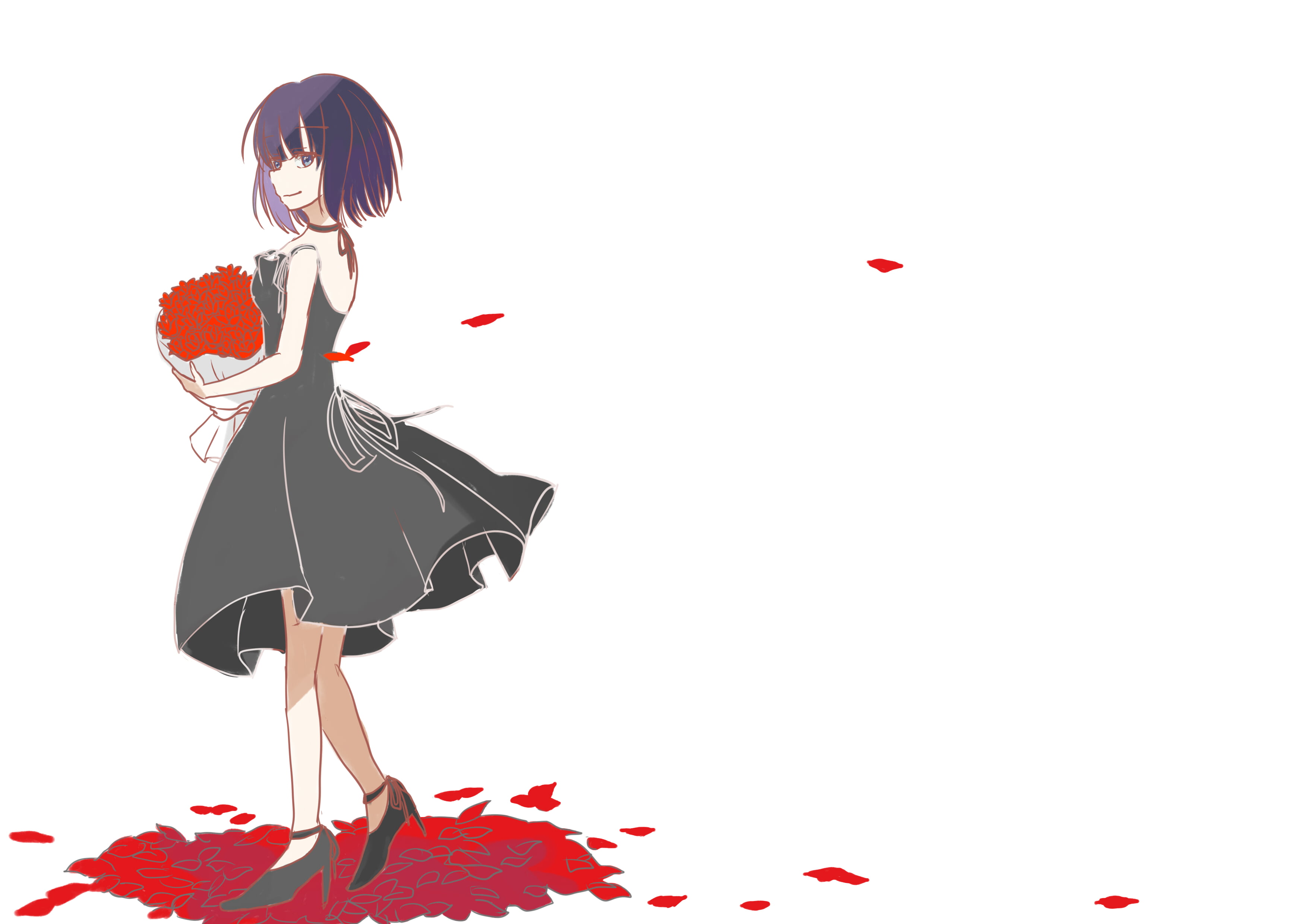 2K, Hanabi Yasuraoka, Kuzu no Honkai, Anime, HD Wallpaper