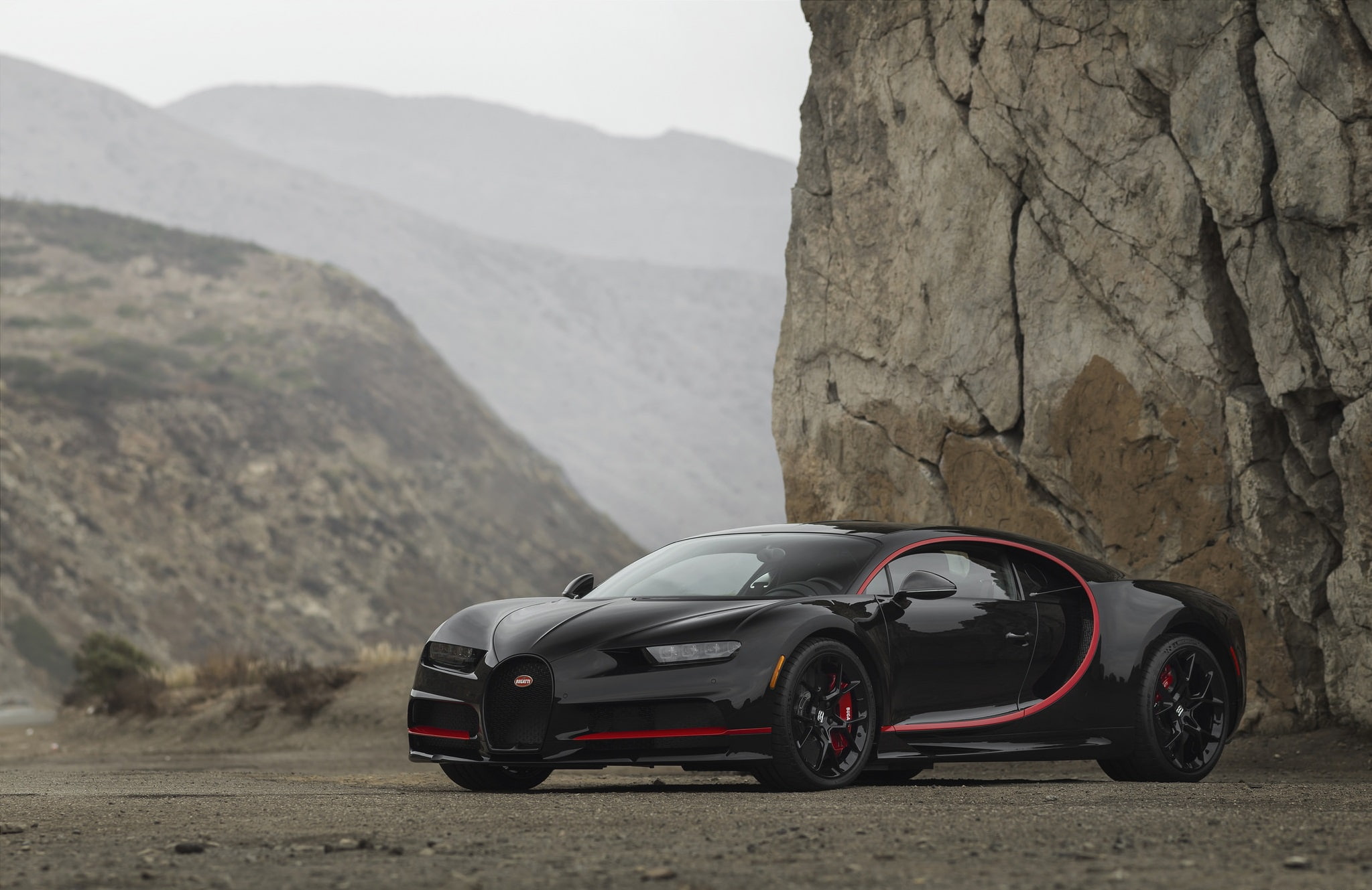 Sport Car, 1080P, Bugatti, Car, Supercar, Bugatti Chiron, Vehicle, Black Car, HD Wallpaper