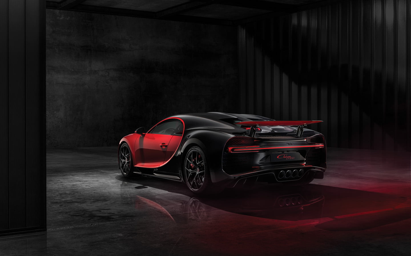 indoors, supercar, wealth, parking lot, land vehicle, no people, built structure, bugatti, 720P, city, chiron, mode of transportation, motor vehicle, retro styled, HD Wallpaper