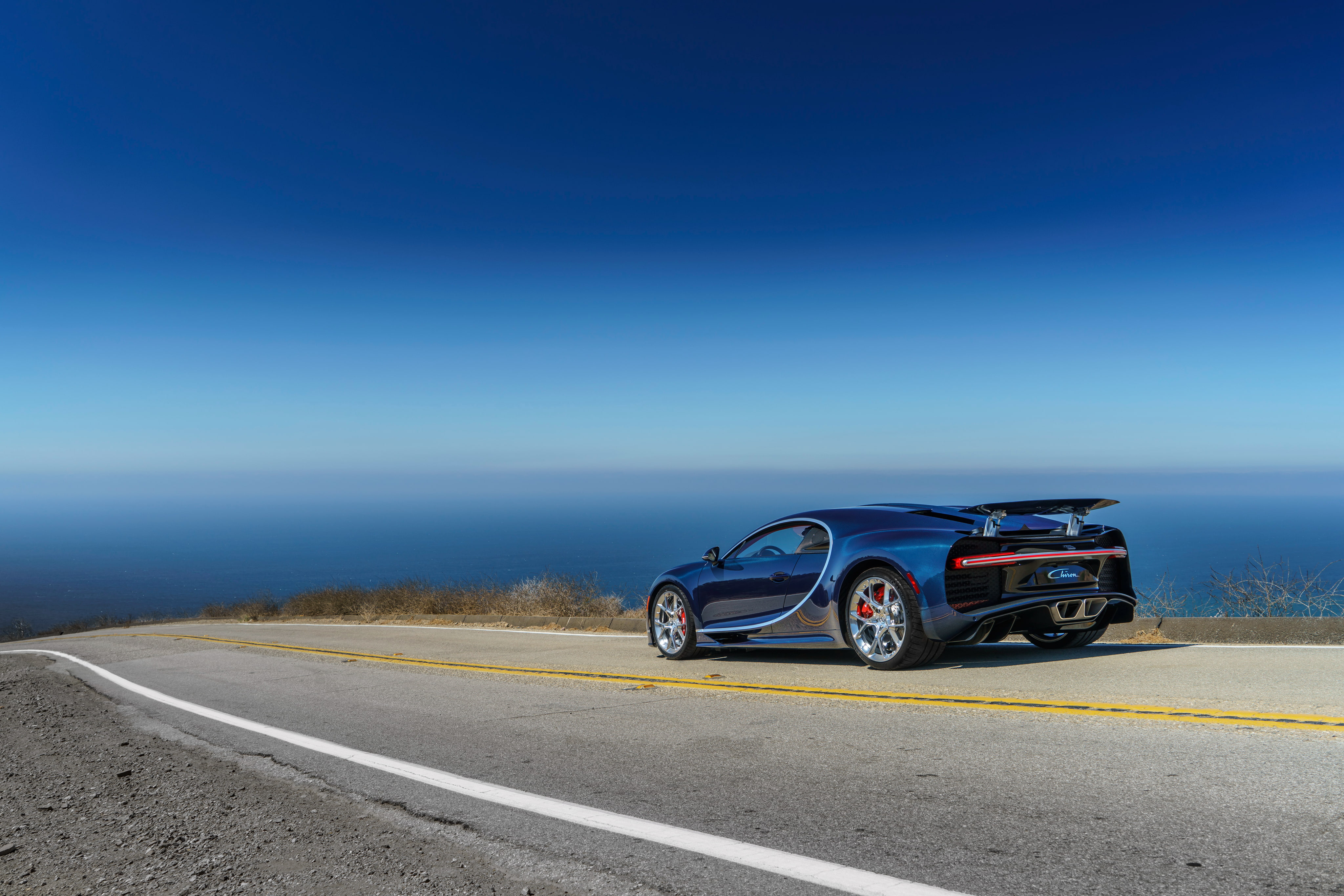 Blue Car, Bugatti, Supercar, Sport Car, Car, 4K, Bugatti Chiron, Vehicle, HD Wallpaper