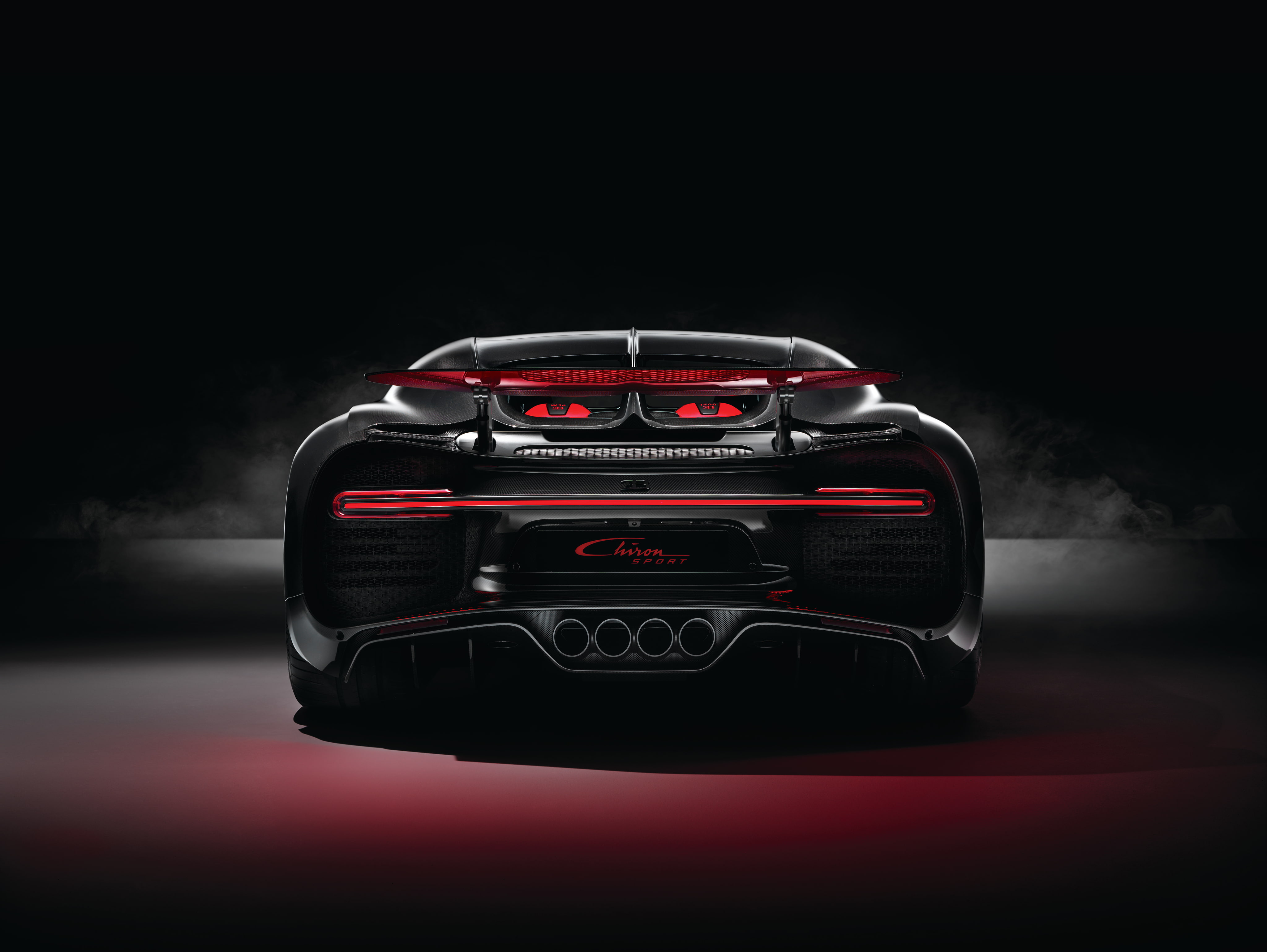 Bugatti Chiron Sport, black, 4K, 2018, car, 4K, Geneva Motor Show, sports, HD Wallpaper