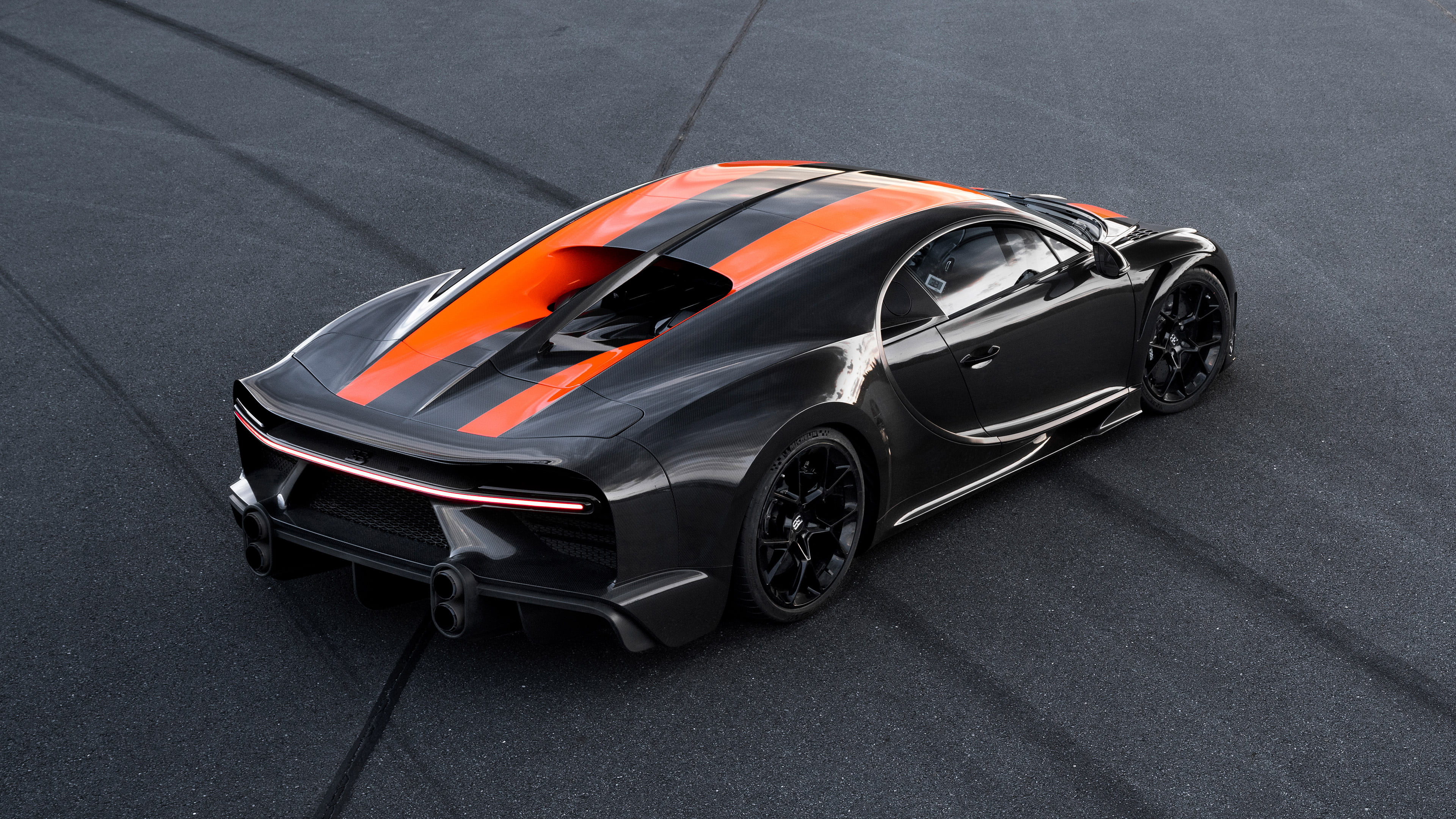 Black Car, Bugatti, 4K, Coupé, Bugatti Chiron, Sport Car, Car, HD Wallpaper