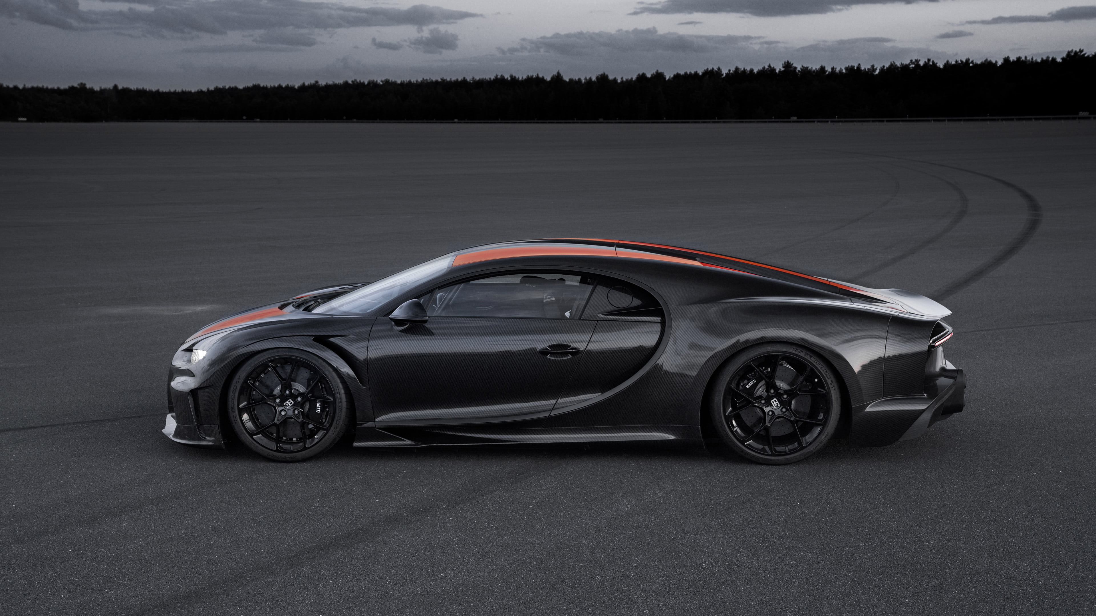 4K, Bugatti Chiron, Coupé, Black Car, Sport Car, Bugatti, Car, HD Wallpaper