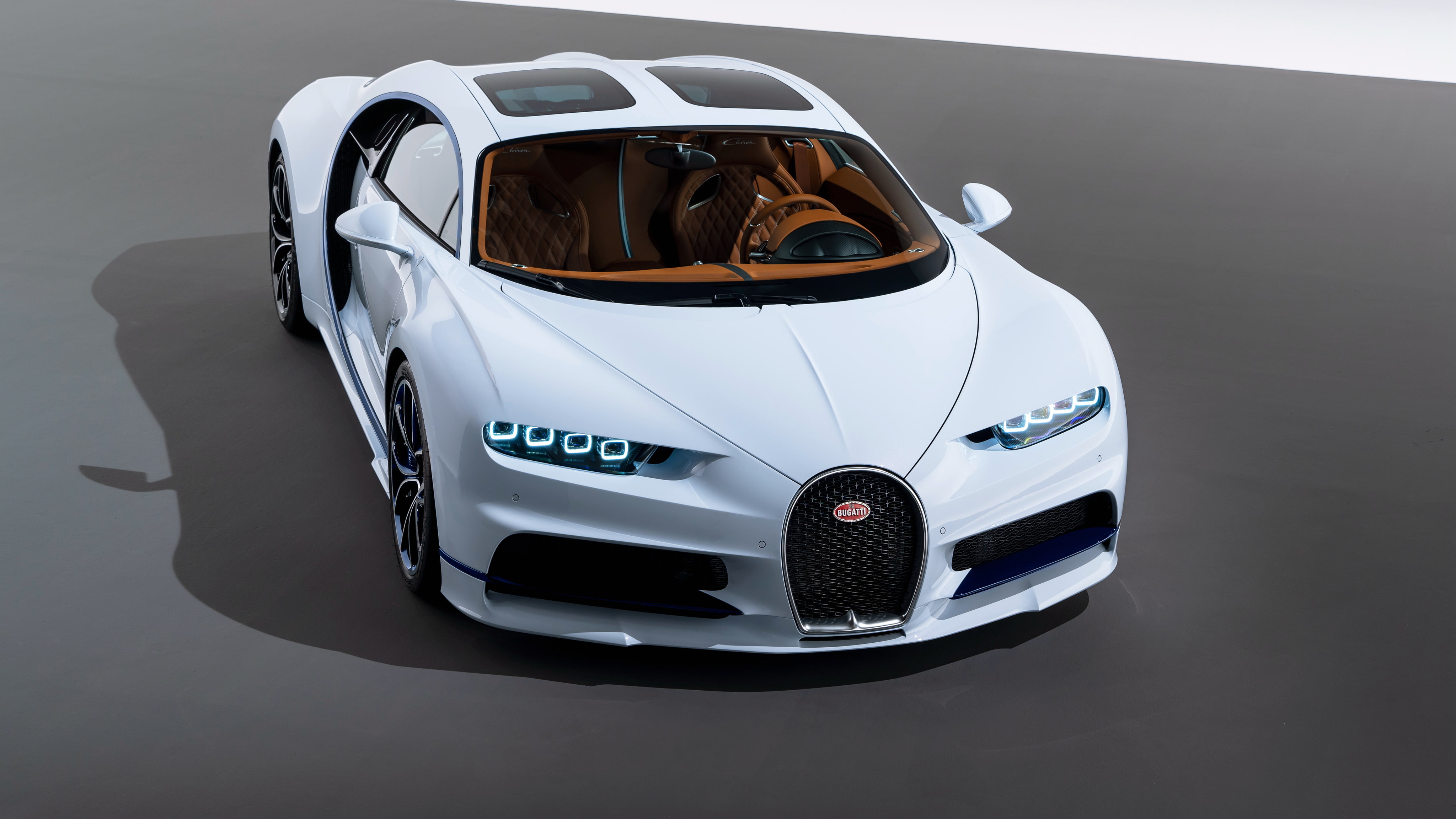 Sky view, 4K, Bugatti Chiron, 4K, HD Wallpaper