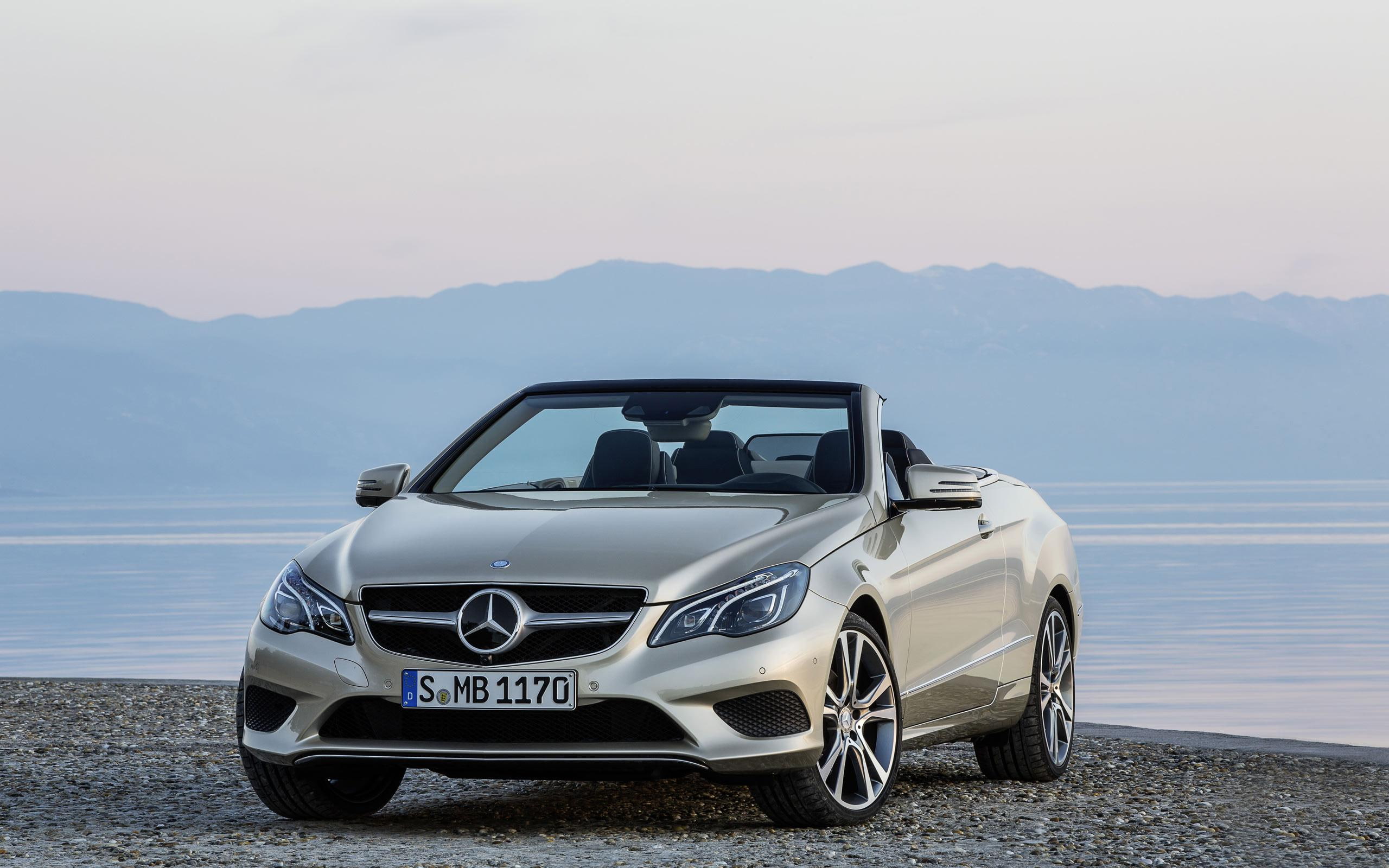 2014, mercedes benz, cars, beige, e, benz, mercedes, 2K, class, car, cabriolet, convertible, HD Wallpaper