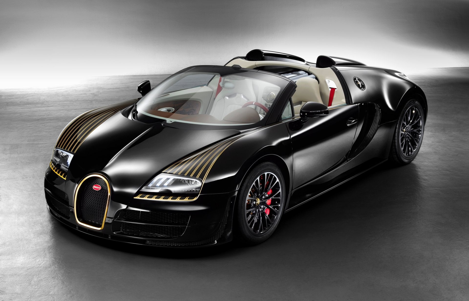 Bugatti, motorsport, Bugatti Veyron, Supercar, shiny, competition, mode of transportation, driving, racecar, Black Car, Bugatti Veyron Grand Sport Vitesse, HD Wallpaper