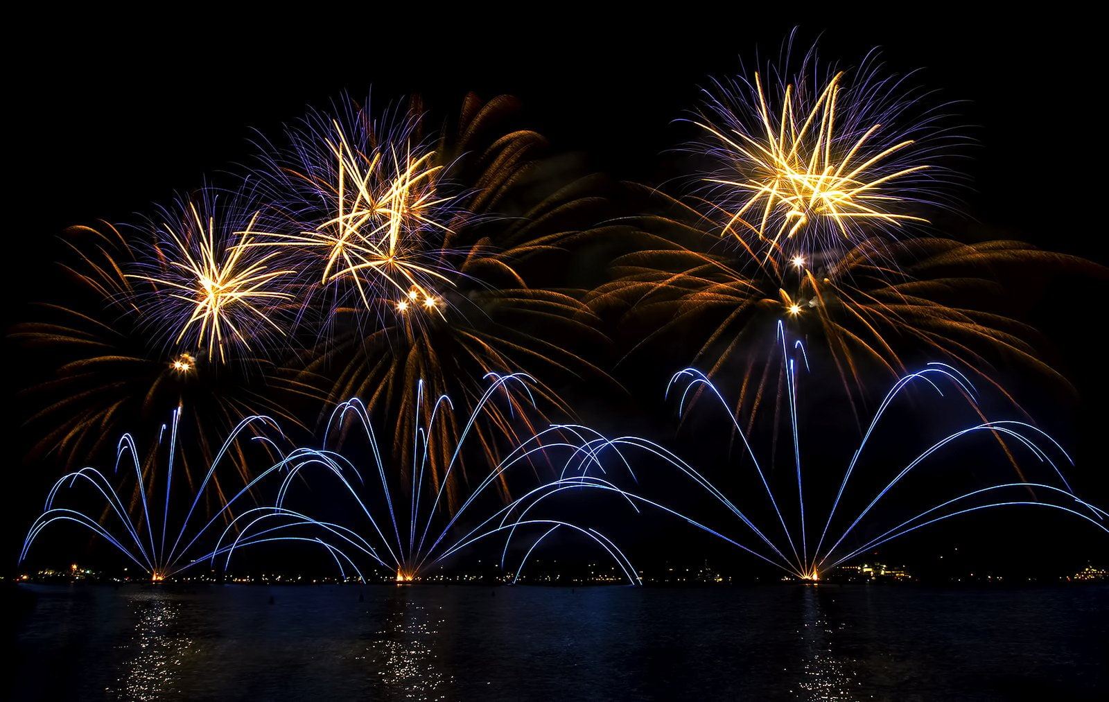fireworks, light, feu, 720P, sky, d 039 artifice, night, HD Wallpaper