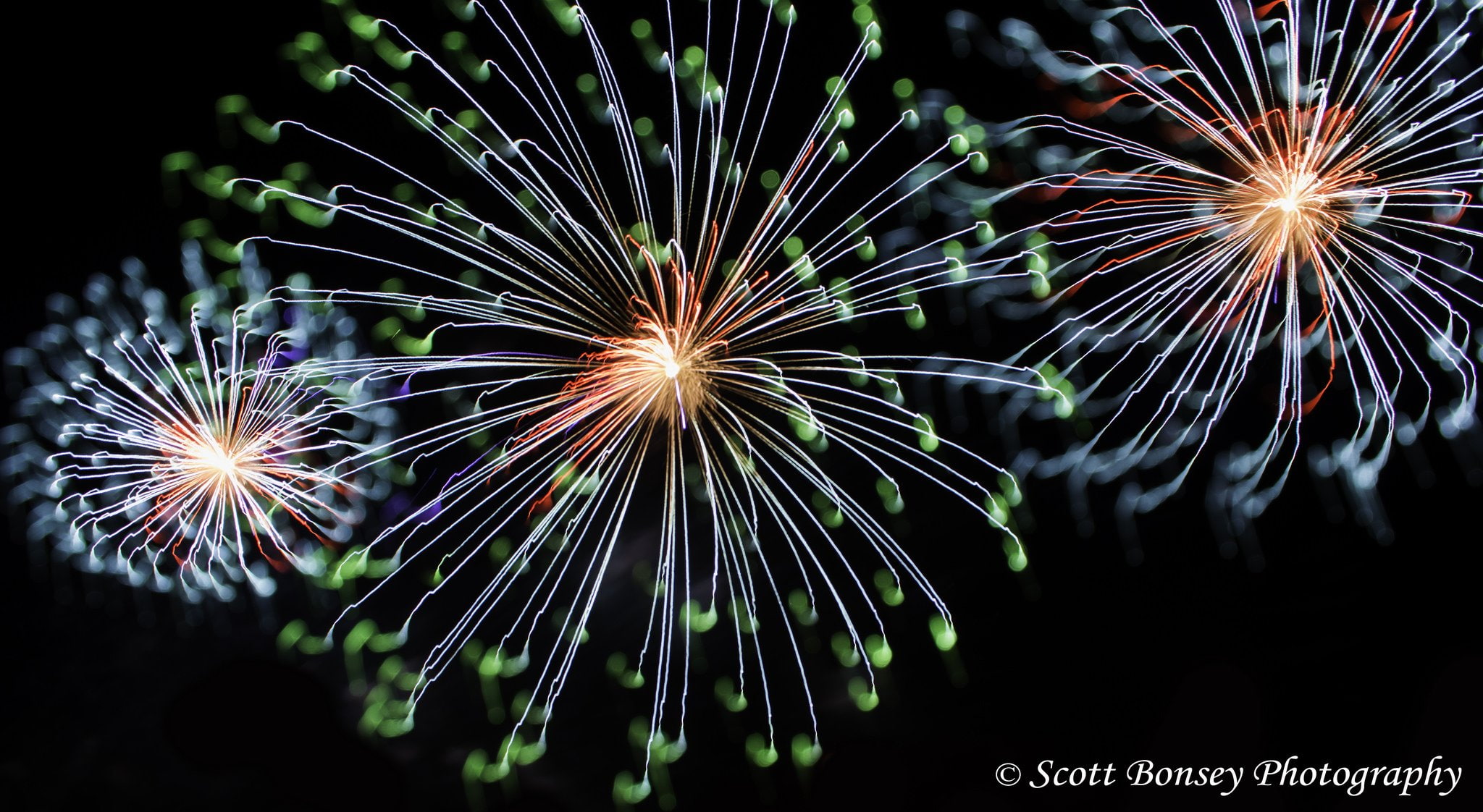 night, feu, light, d 039 artifice, sky, fireworks, 1080P, HD Wallpaper